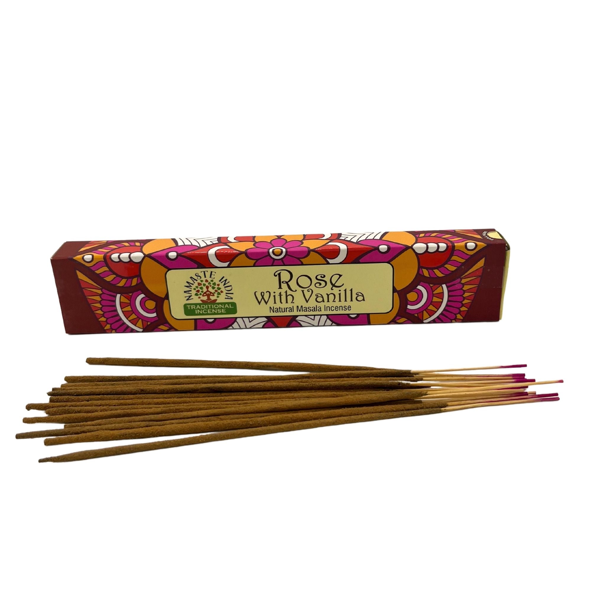 Incenso Namaste Mandala Masala Rosa e Baunilha