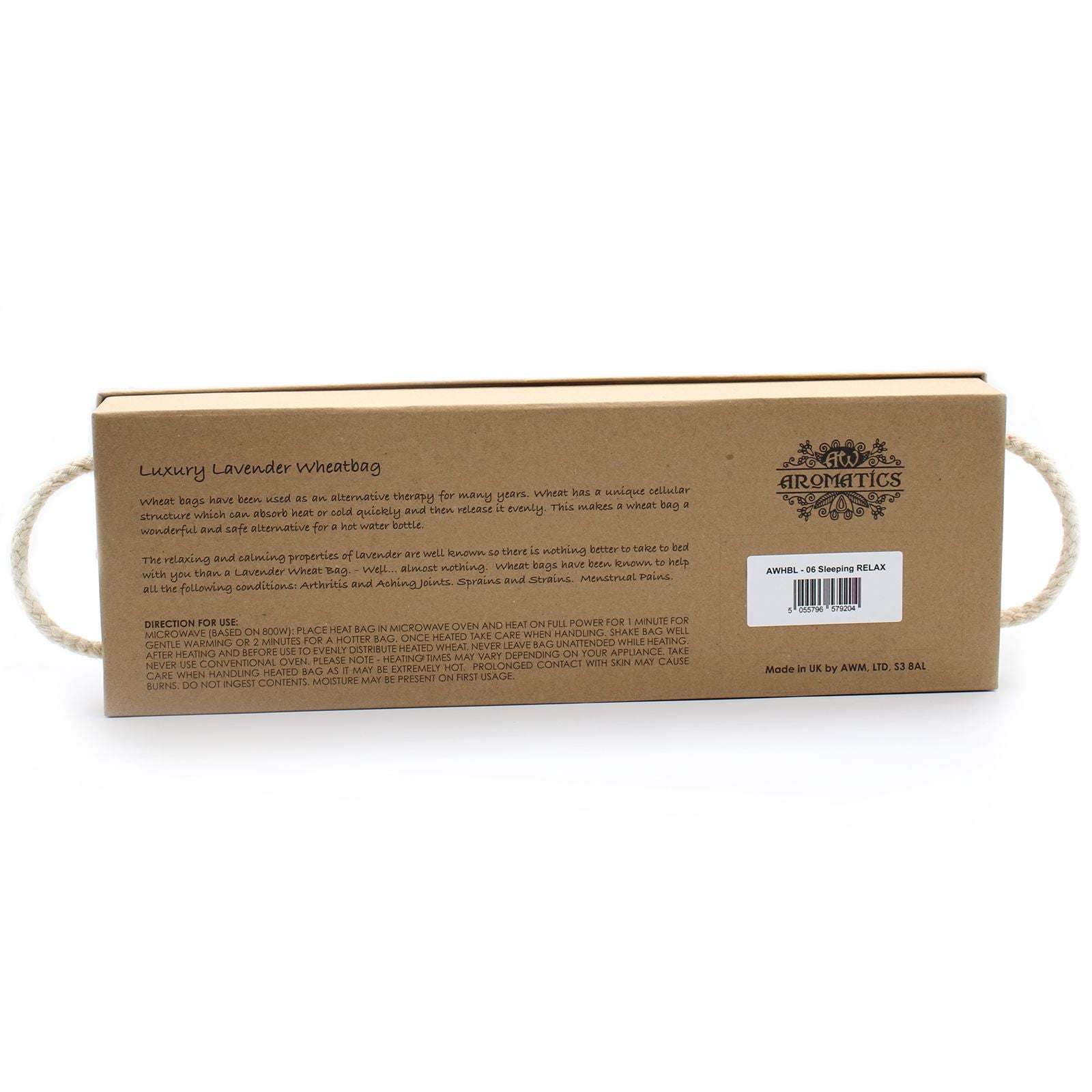 Bolsa de Trigo de Lavanda Premium em Caixa de Presente – Dormir Relax