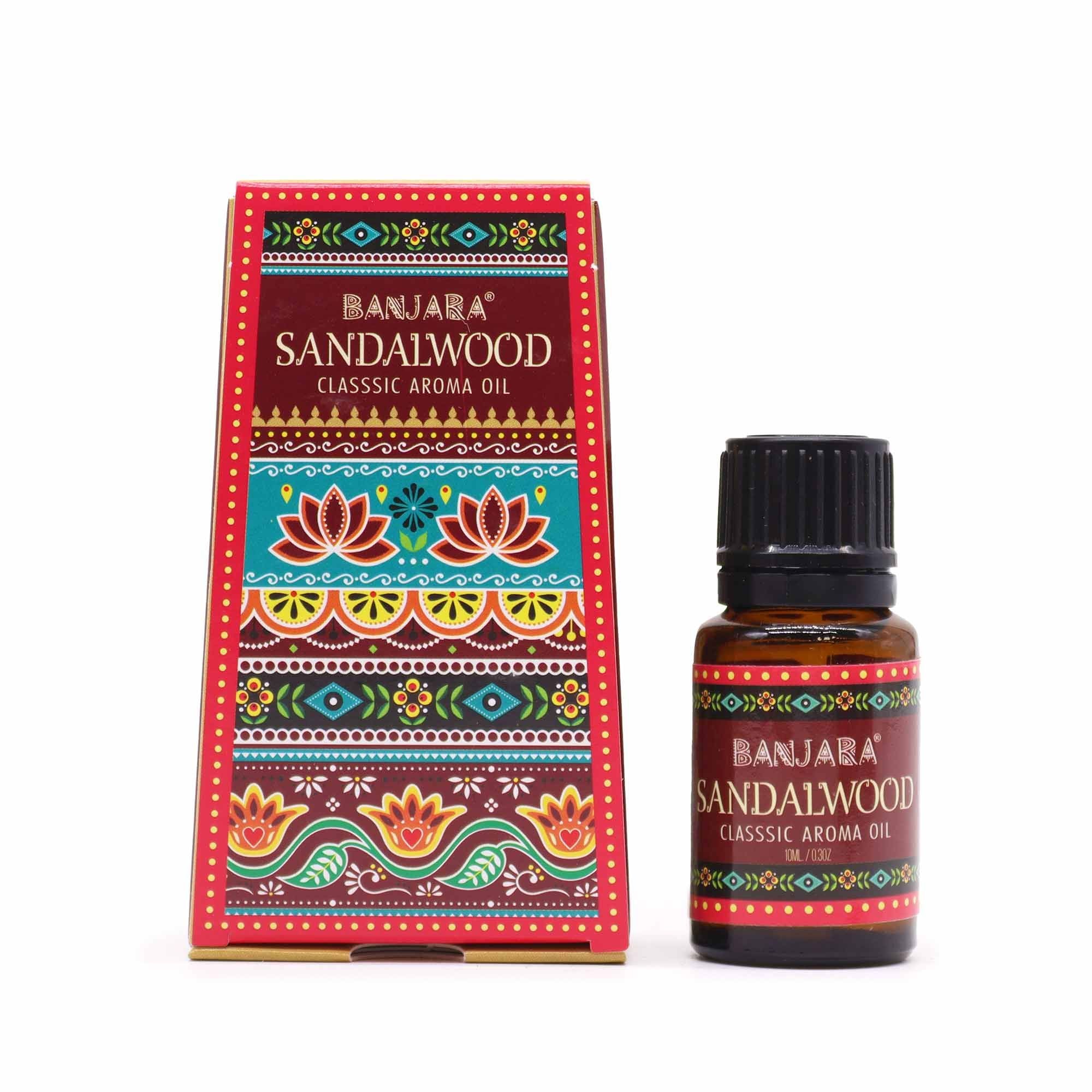 Óleo de Fragrância Indiano Banjara Sândalo 10 ml
