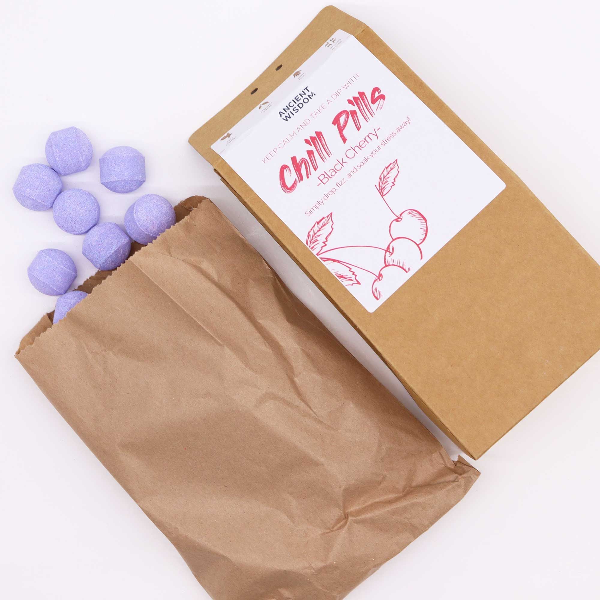 Conjunto Presente Chill Pills - Cereja Preta - 350 g