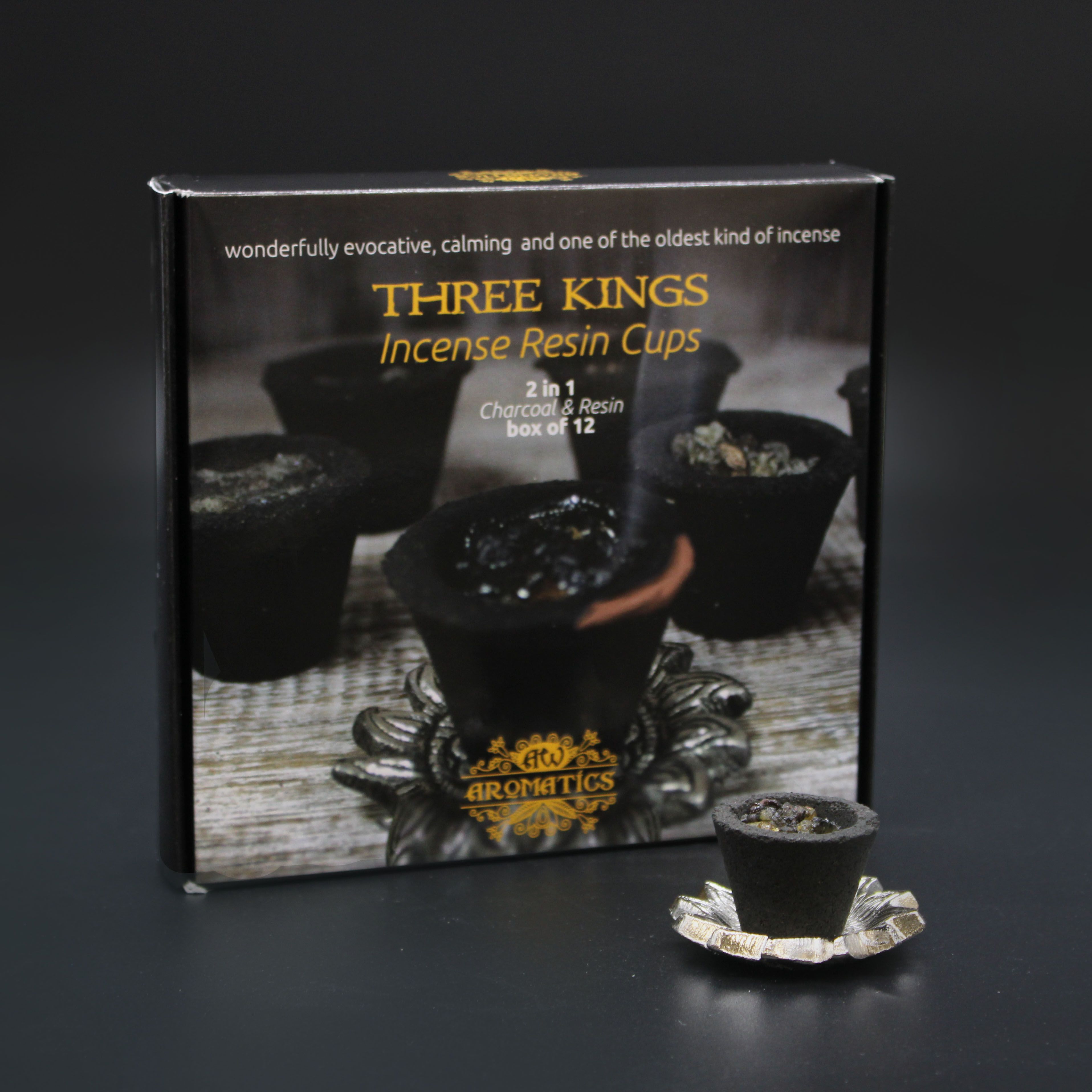Three Kings Resin Glasses Box