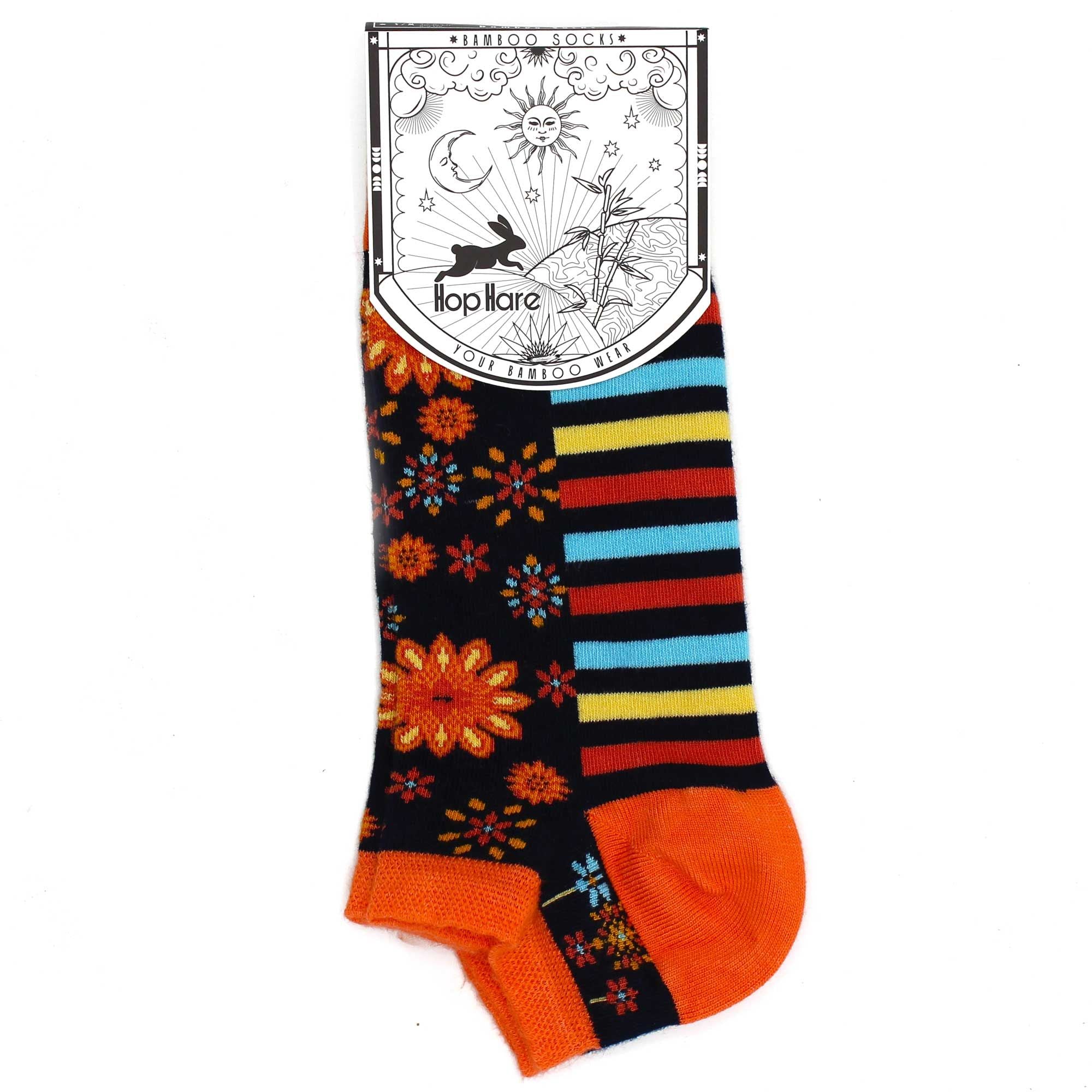 Soquetes de bambu Hop Hare S/M 36-40 - Flores Mandala