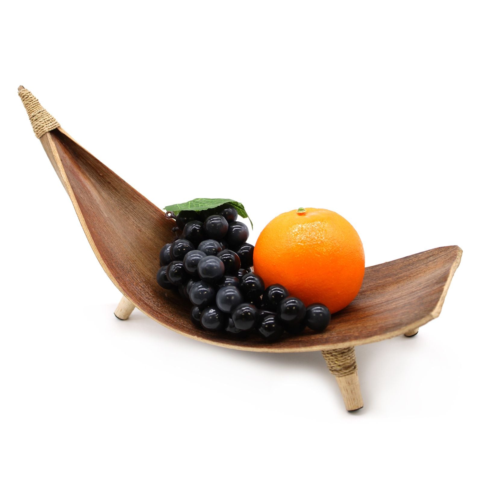 Set of coconut leaf fruit bowls – Natural