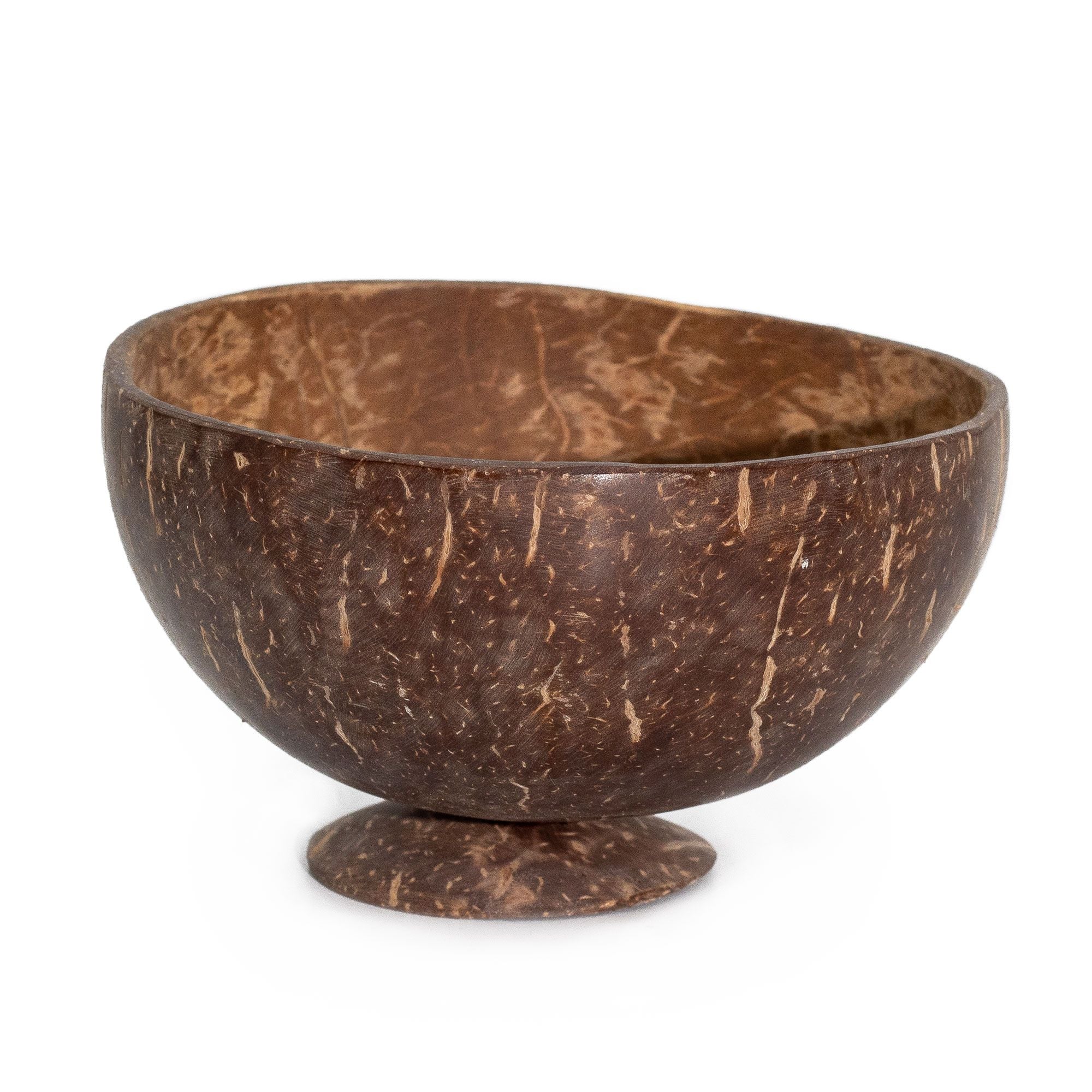 Taça Média em Coco Natural com Suporte