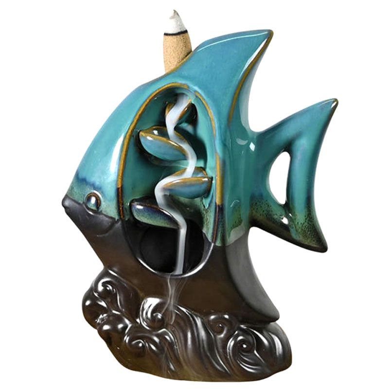 Tropical Fish Backflow Incense Burner