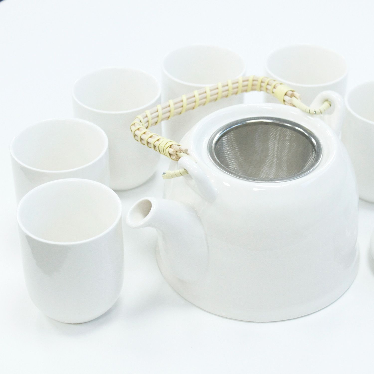 Conjunto de Bule – Branco Clássico
