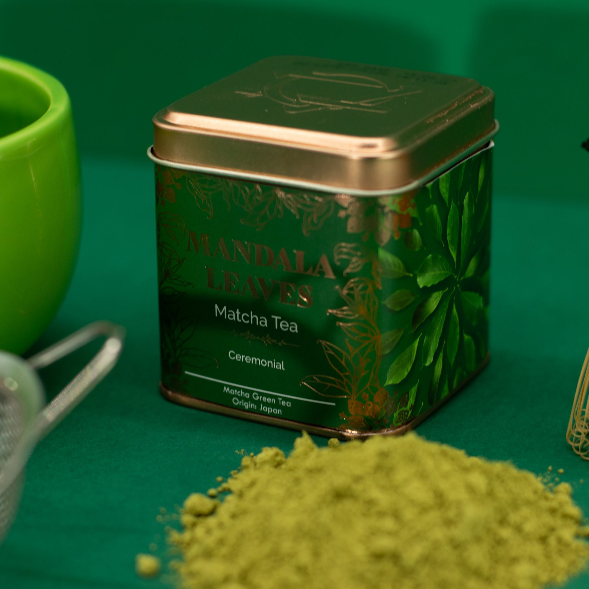 Chá Matcha Cerimonial Biológico – Lata 50g