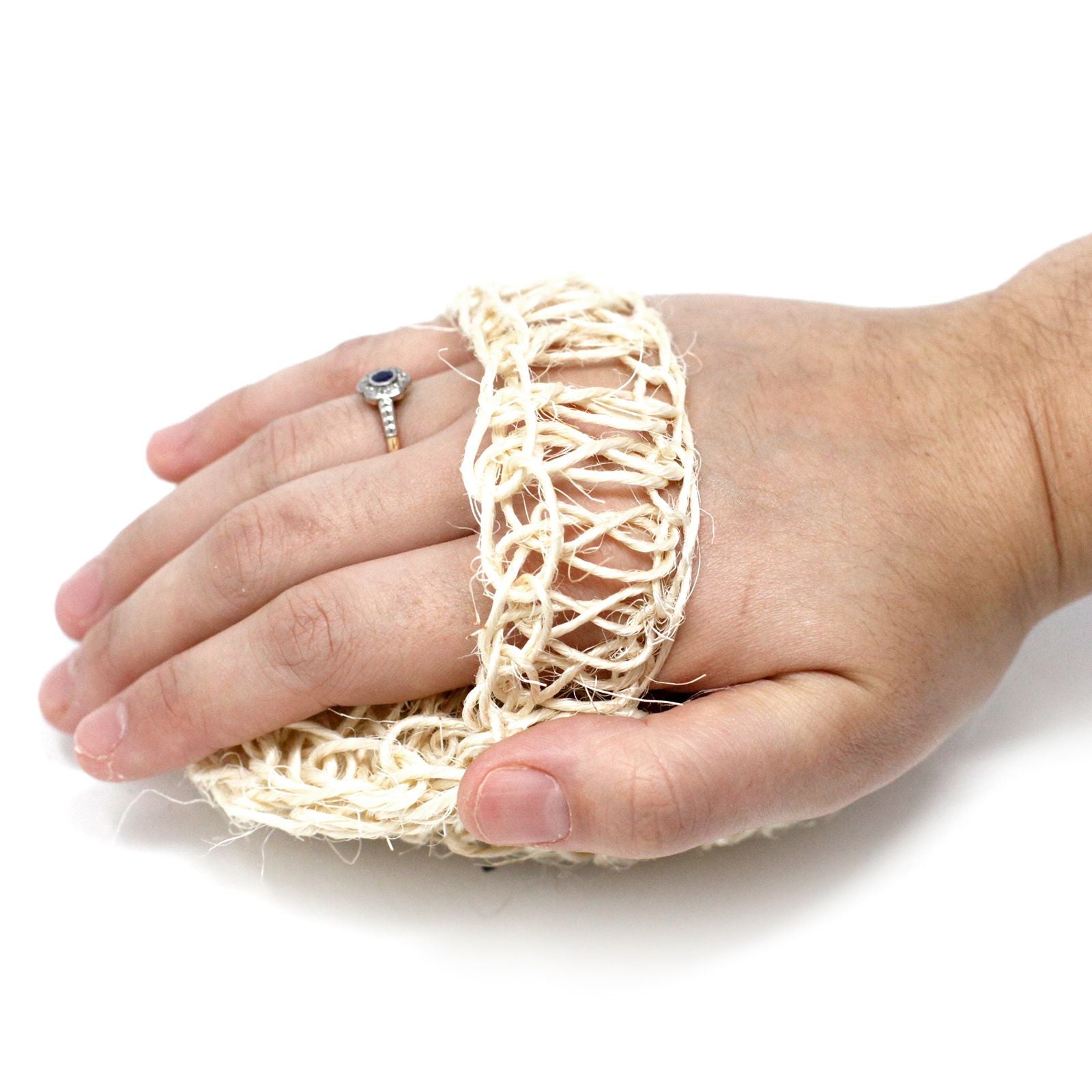 Almohadilla Exfoliante Redonda de Sisal Suave