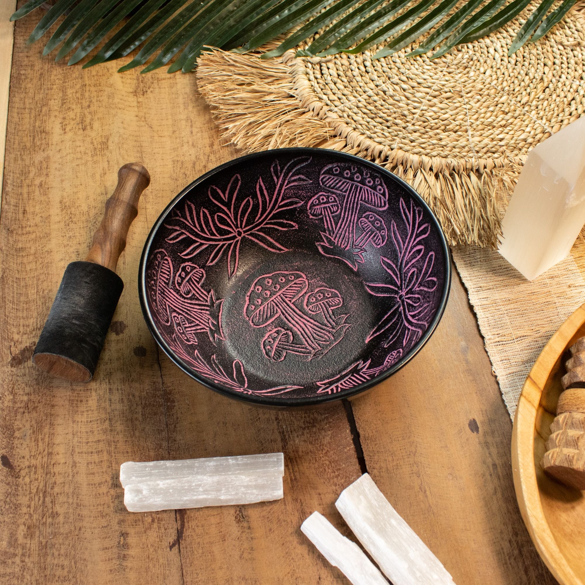 Cuenco Tibetano de Aluminio – Seta Mágica – Rosa