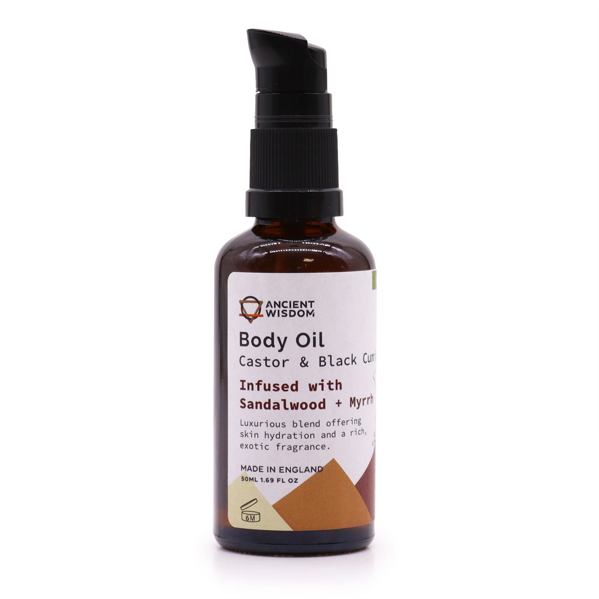 Óleo Corporal Orgânico - Sândalo e Mirra - 50 ml