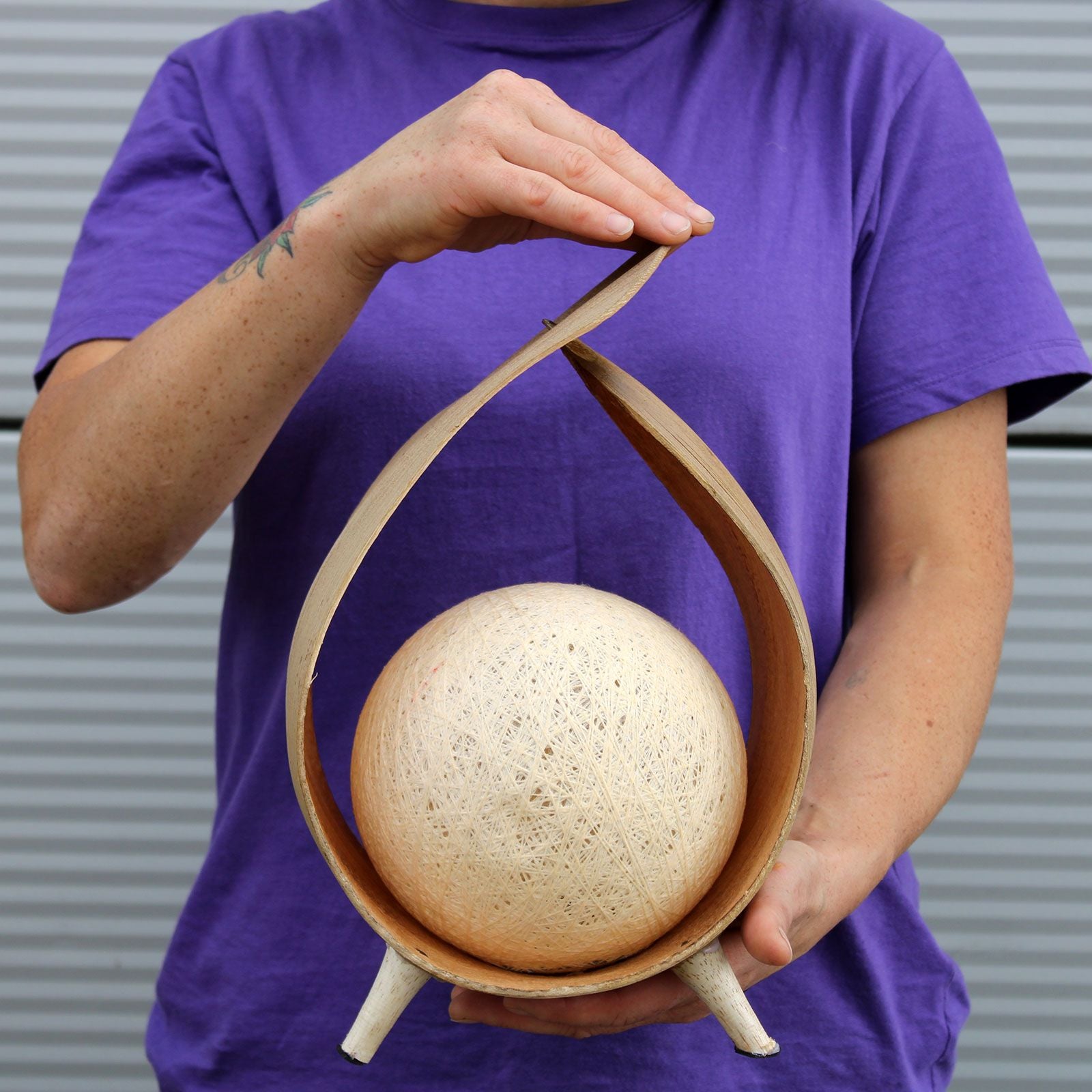 Lâmpada de Coco Natural – Laço Natural