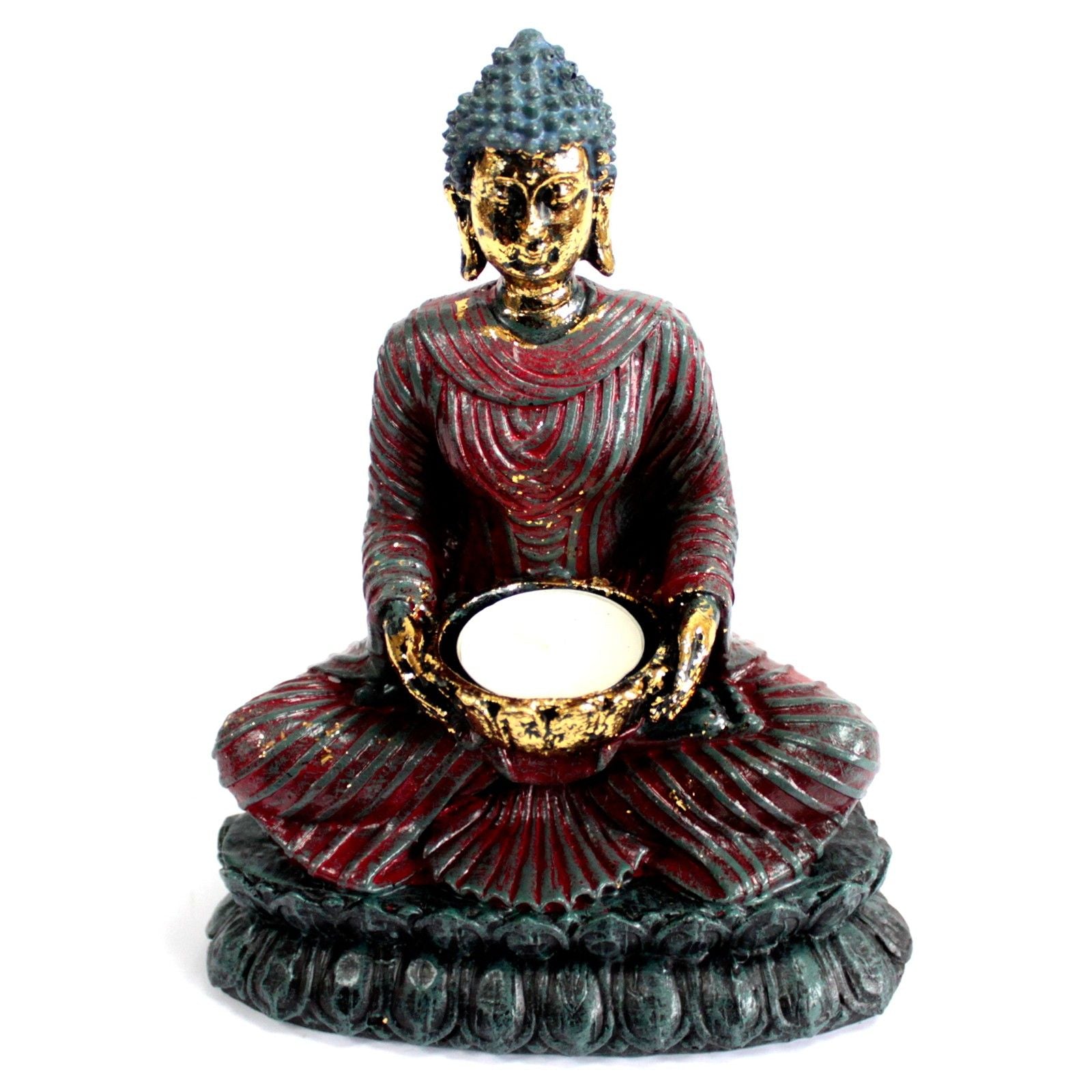 Buda Antigo Castiçal Devocional
