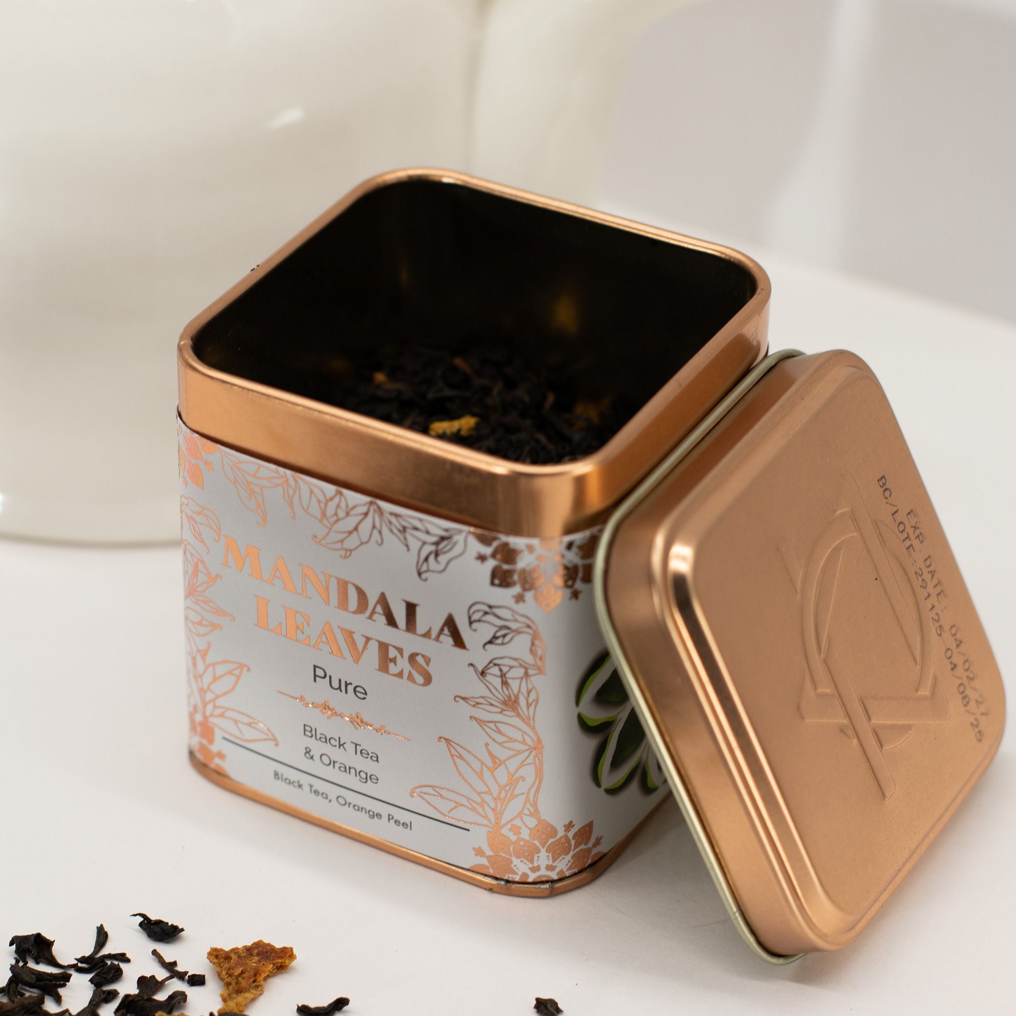 Chá Preto Biológico com Laranja – Lata 50g