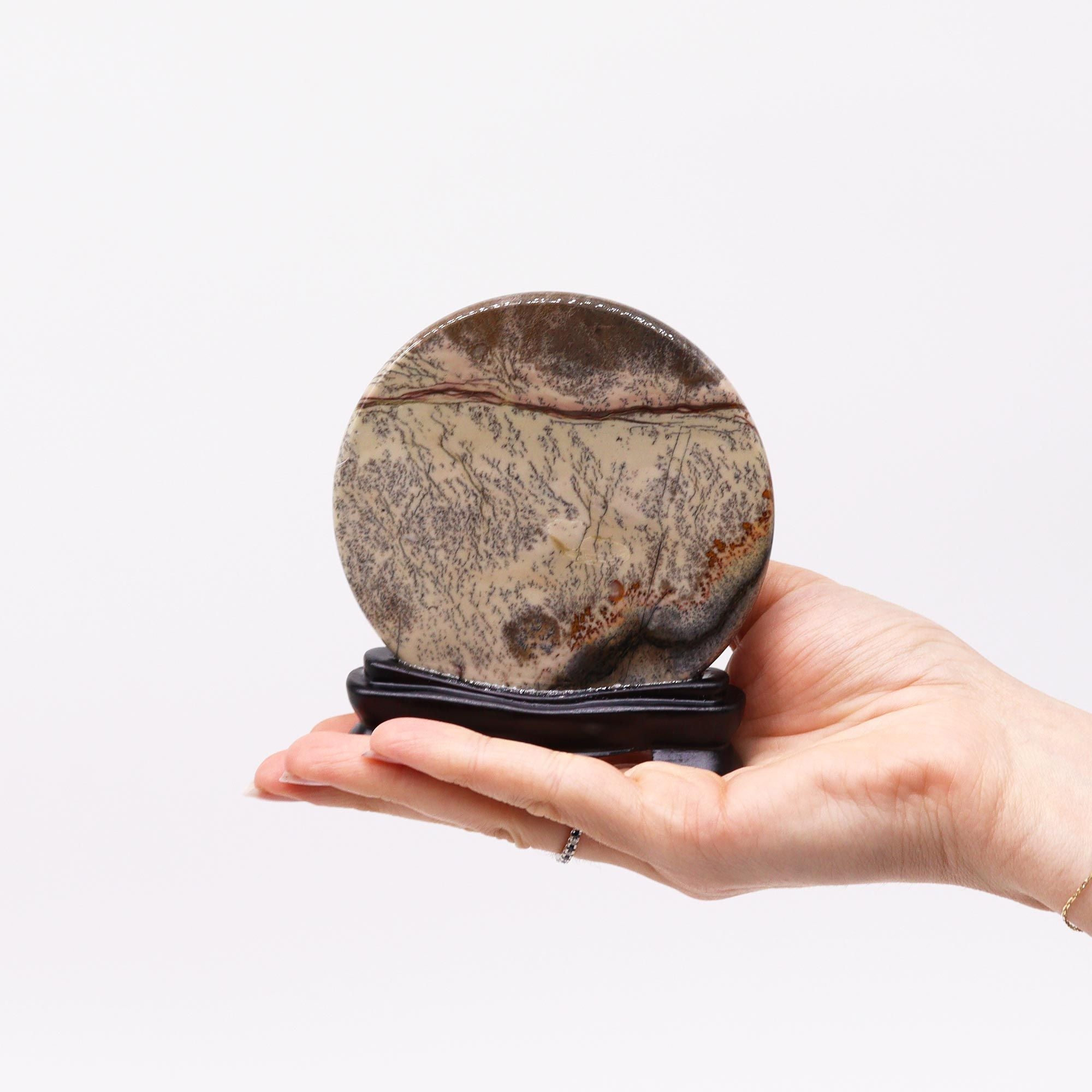 Piedra con Imagen Guohua Disco (100mm aprox. 140g)