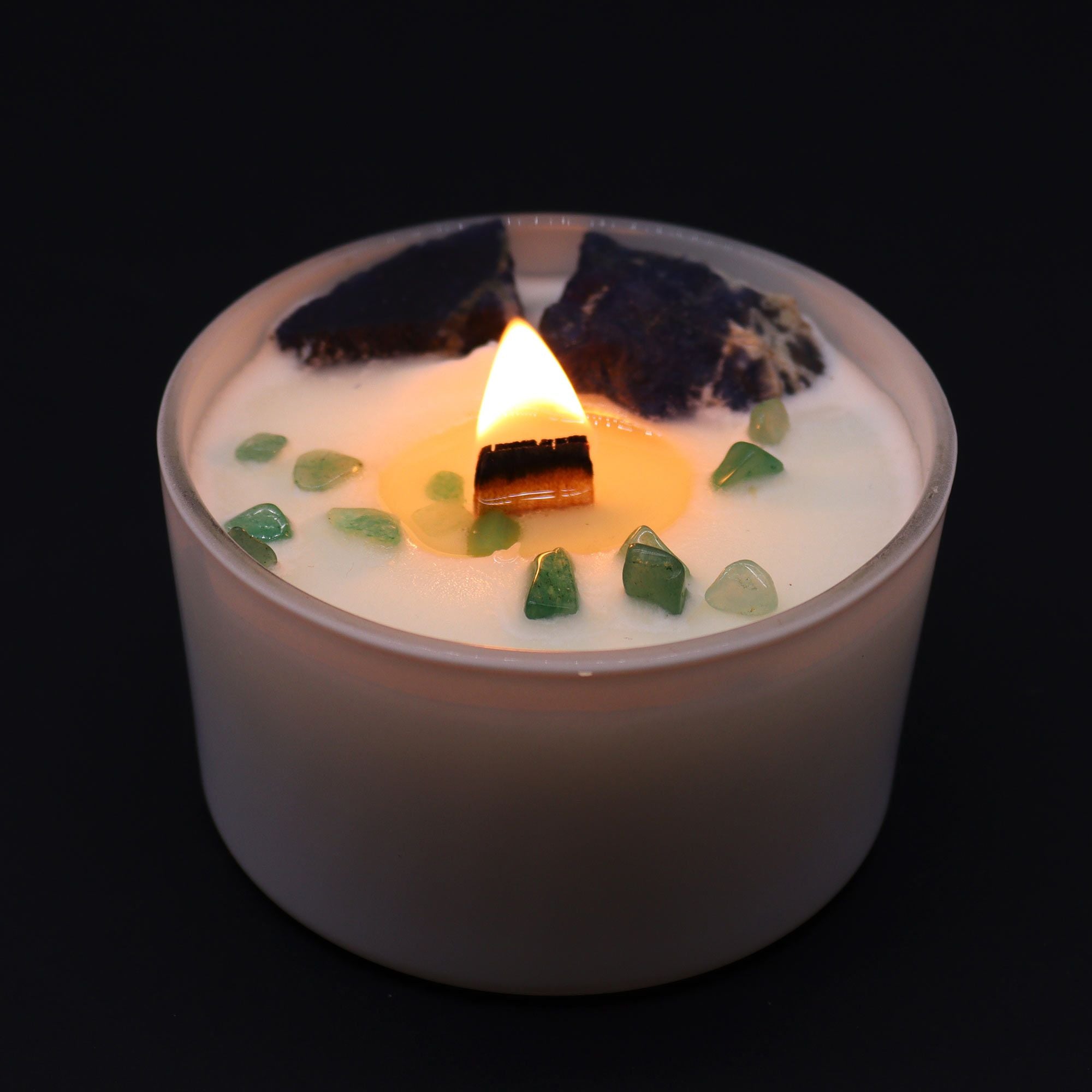 Vela de Cristal Chakra Garganta
