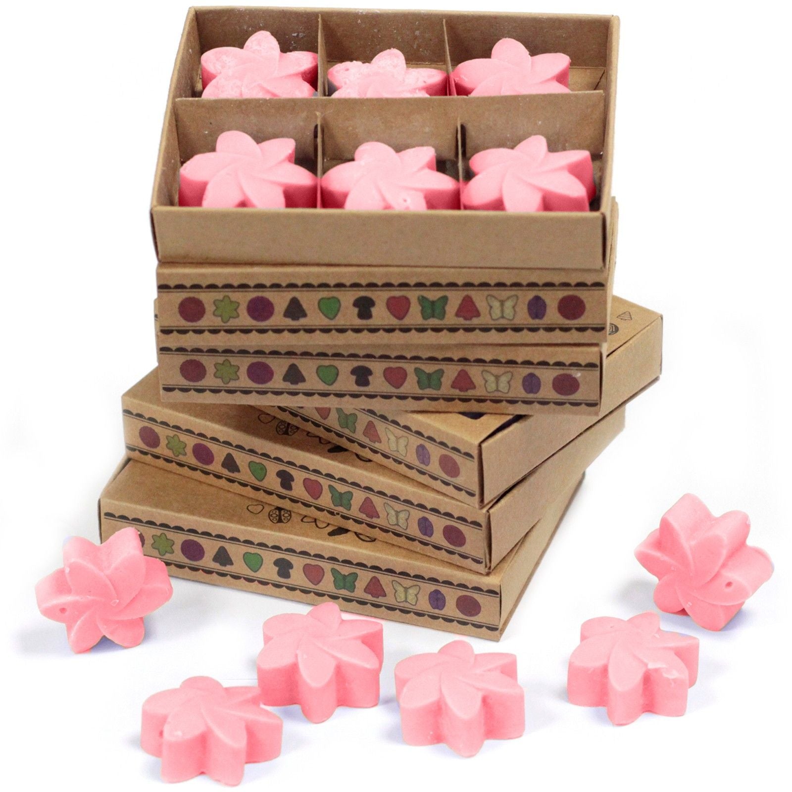 Box of 6 Soy Wax Melts - Classic Rose
