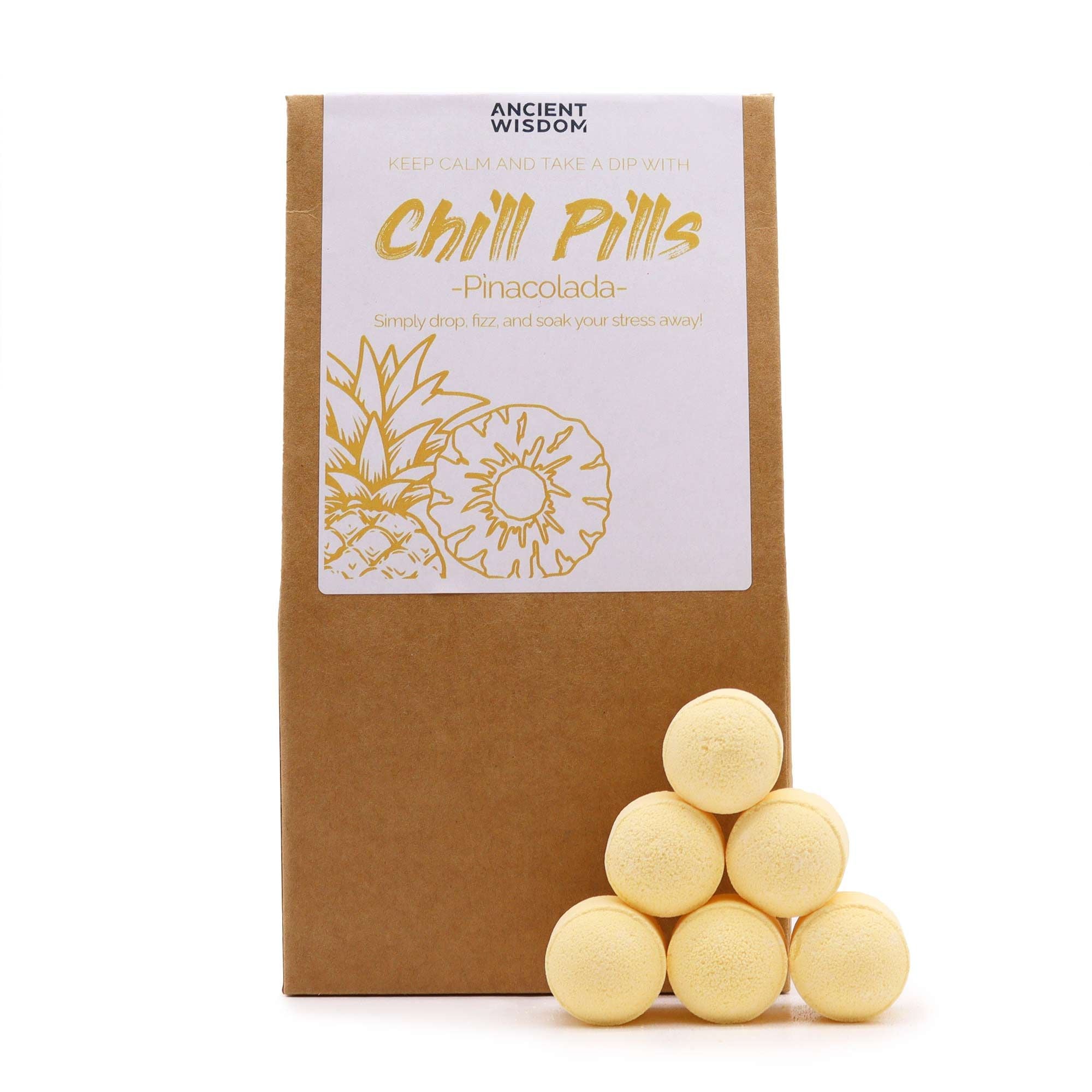 Conjunto Presente Chill Pills - Piña Colada - 350 g