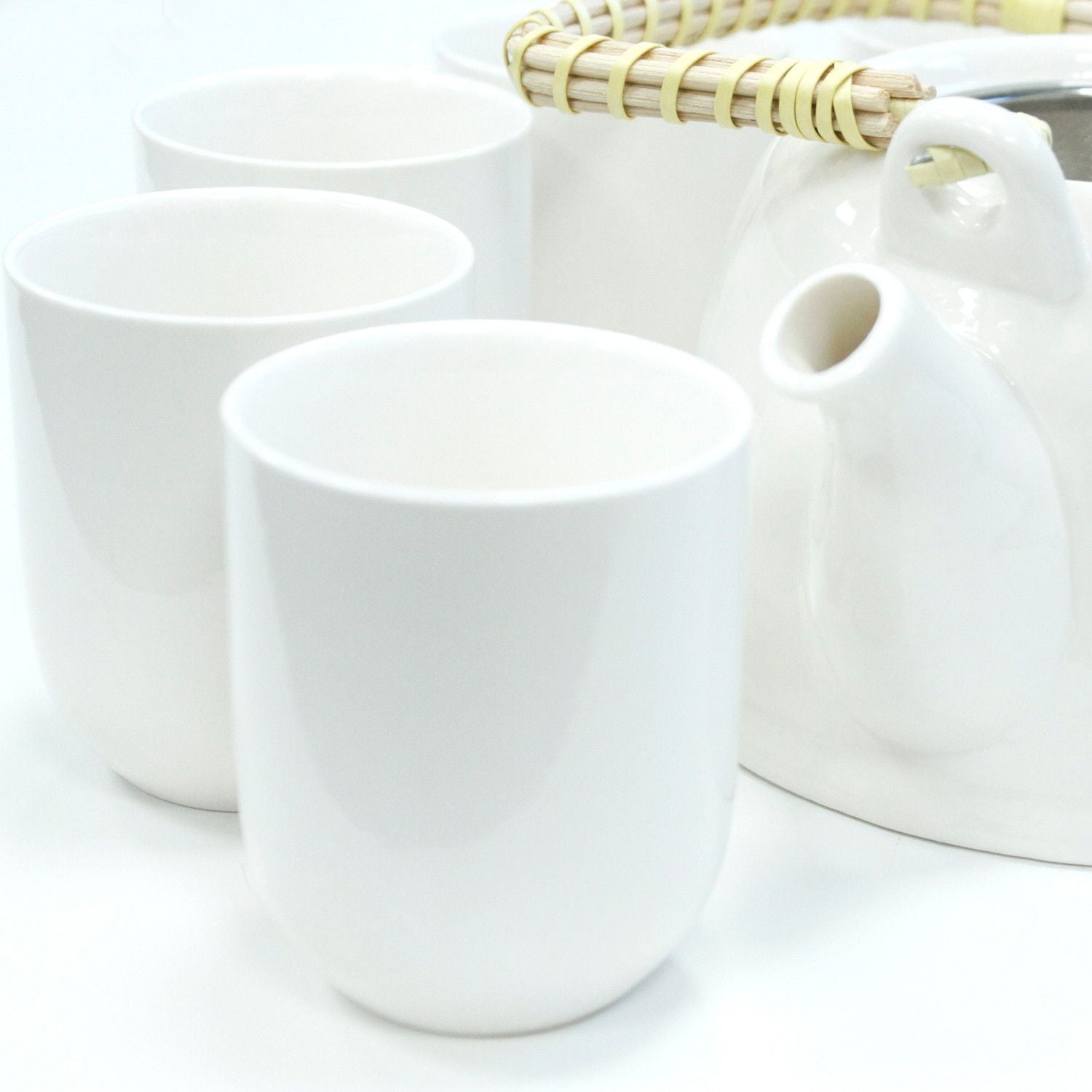 Conjunto de Bule – Branco Clássico