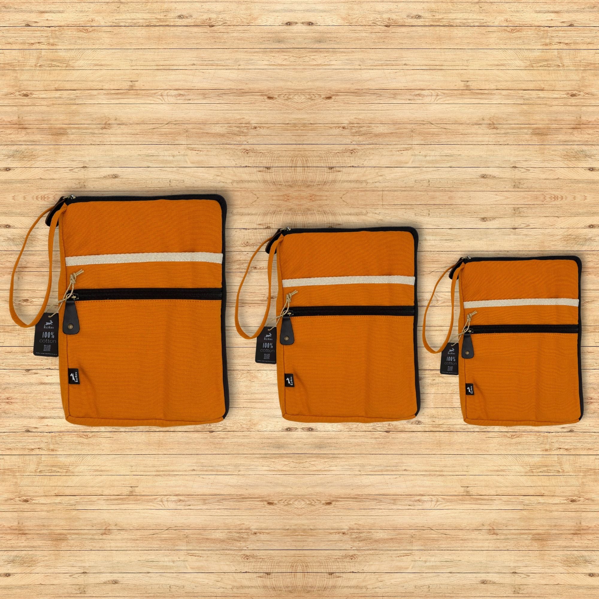 Bolsa de Lona para Portátil Hop Hare - Laranja