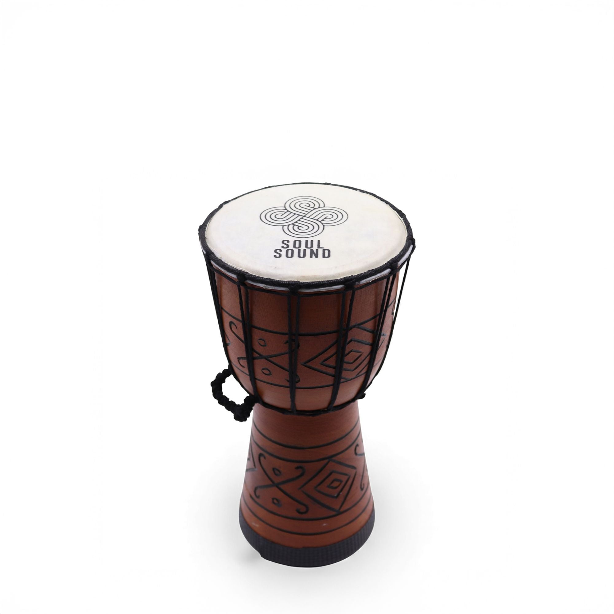 Tambor Djembé Profissional Pequeno - Som da Alma (Grave) - 30 cm