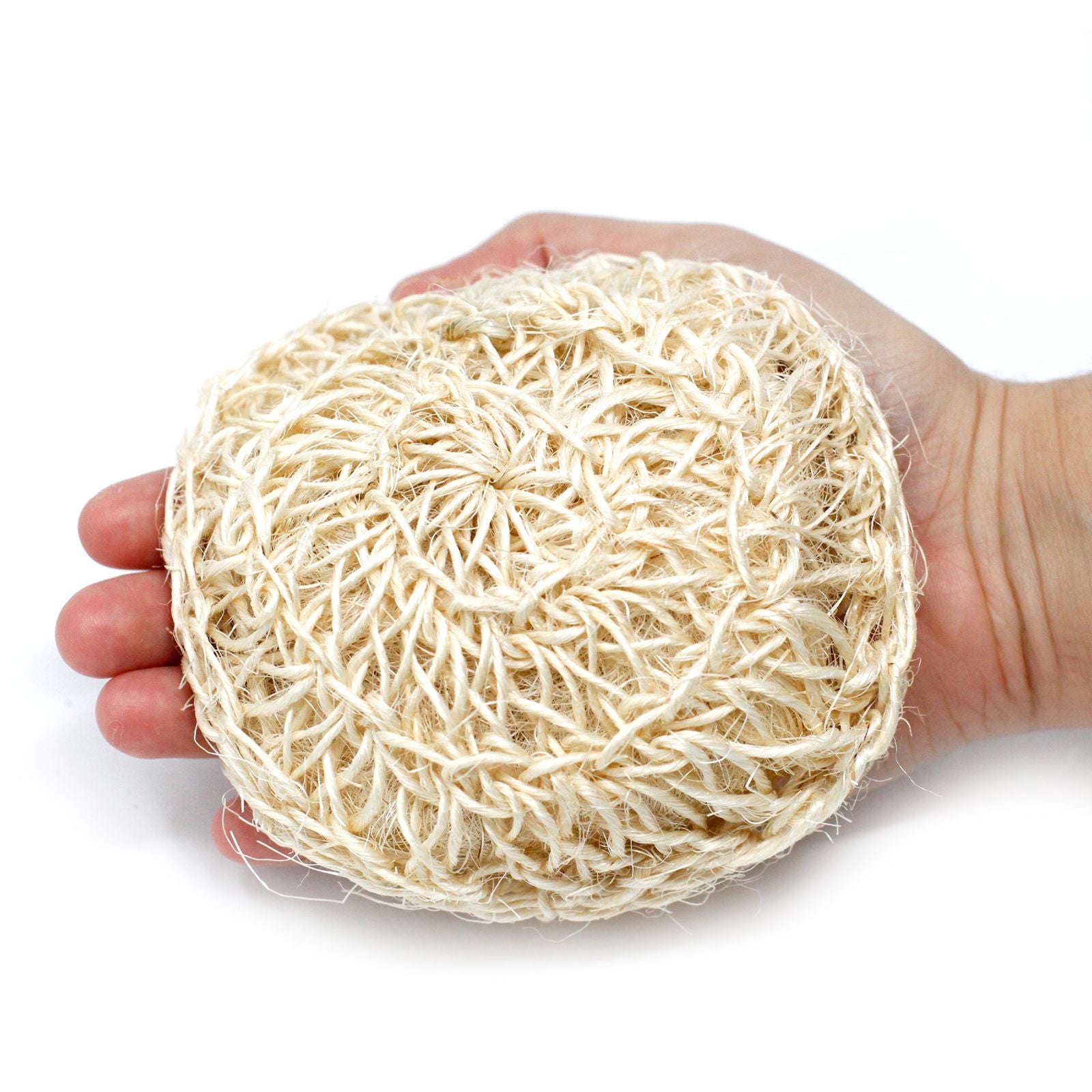 Almohadilla Exfoliante Redonda de Sisal Suave