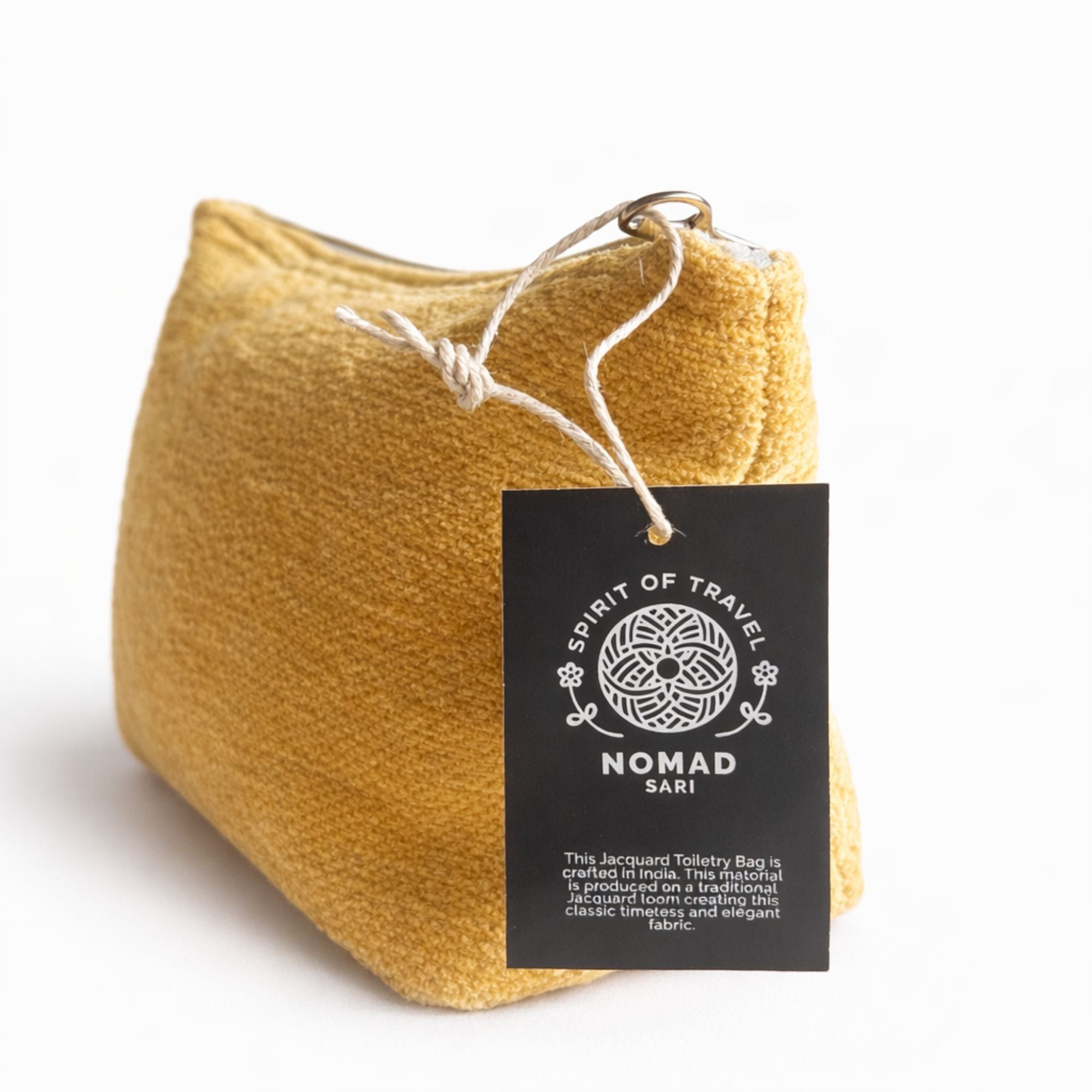 Necessaire em Tecido Jacquard Indiano - Padrão Calêndula