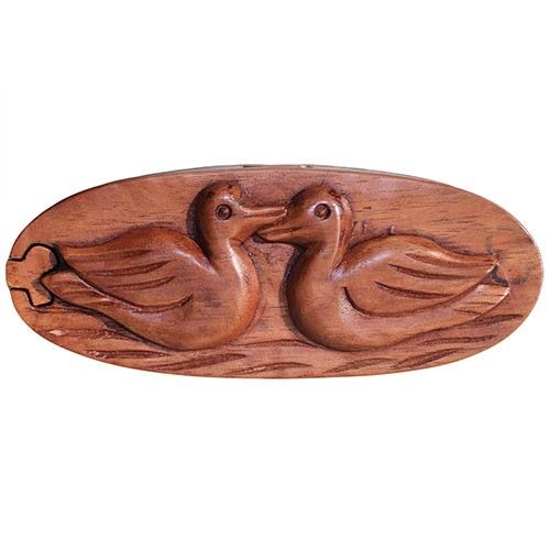 Caixa Secreta de Madeira Bali – Dois Patos