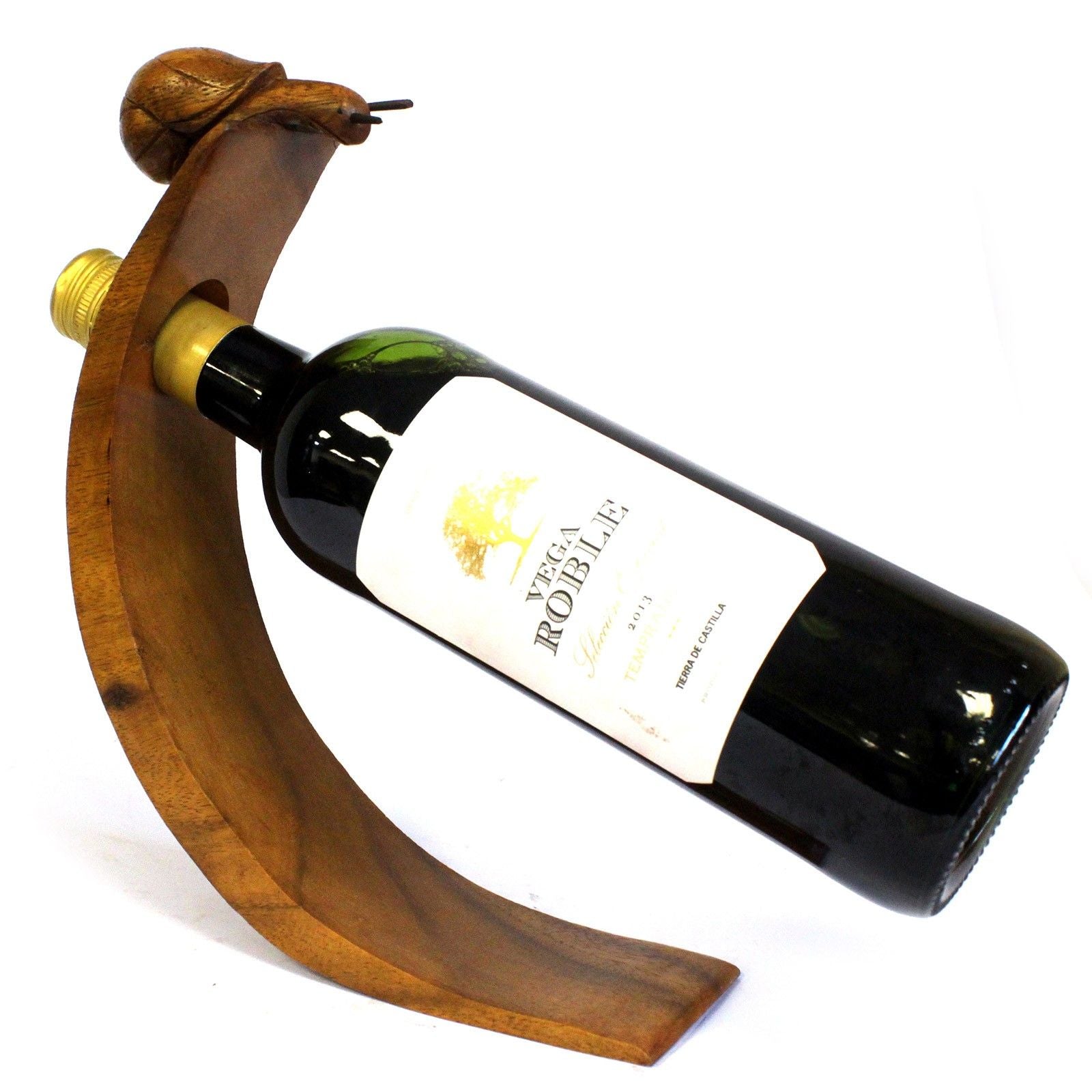 Suporte para Garrafas de Vinho – Caracol