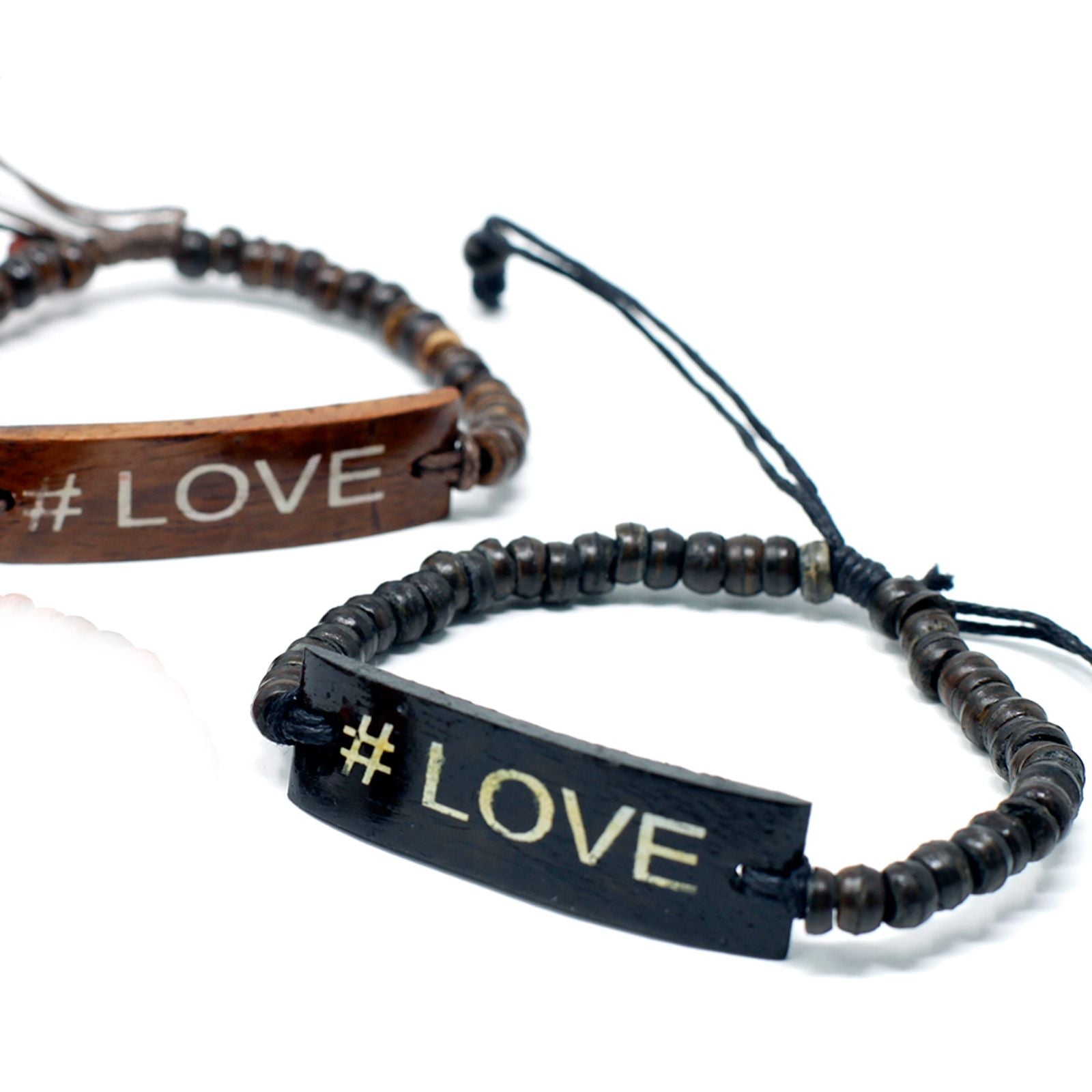 Pulseras eslogan de Coco – #Love