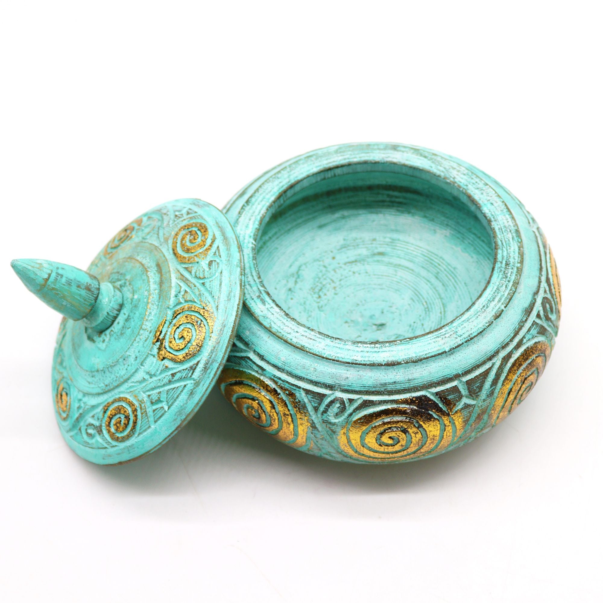 Frasco Decorativo Turquesa