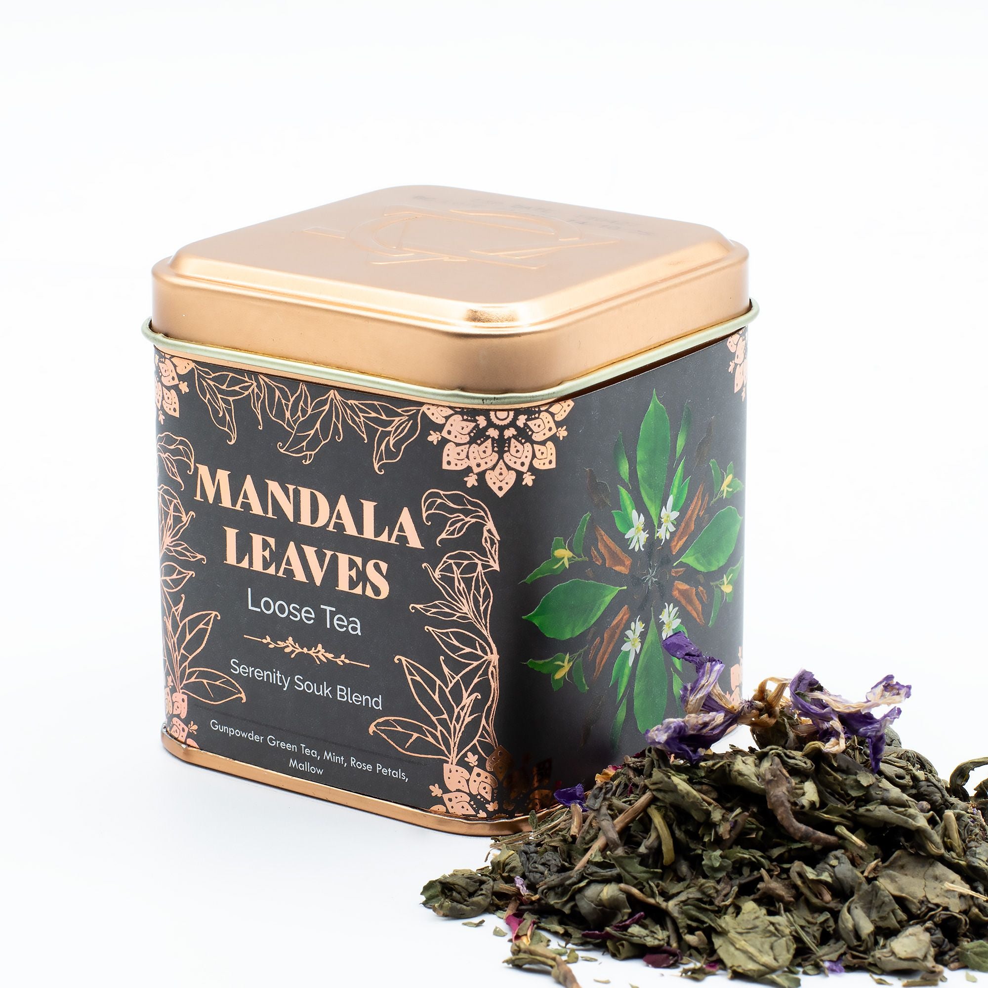 Mistura de Chá Artesanal Serenity Souk – Lata 50g