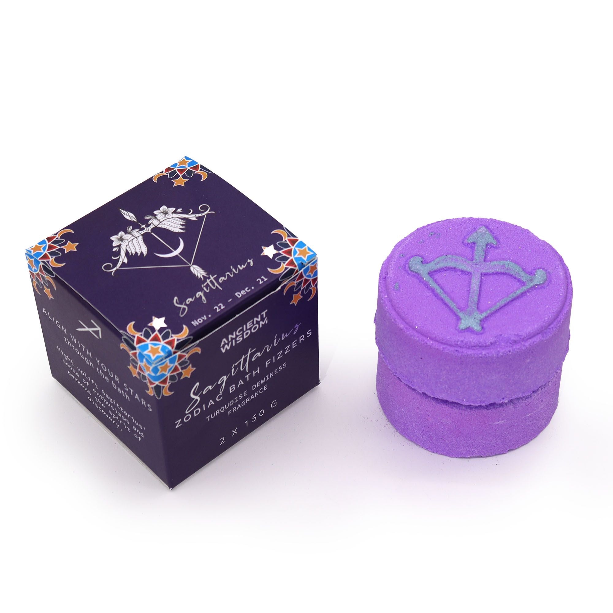 Kit de Bombas de Banho do Horóscopo - Sagitário