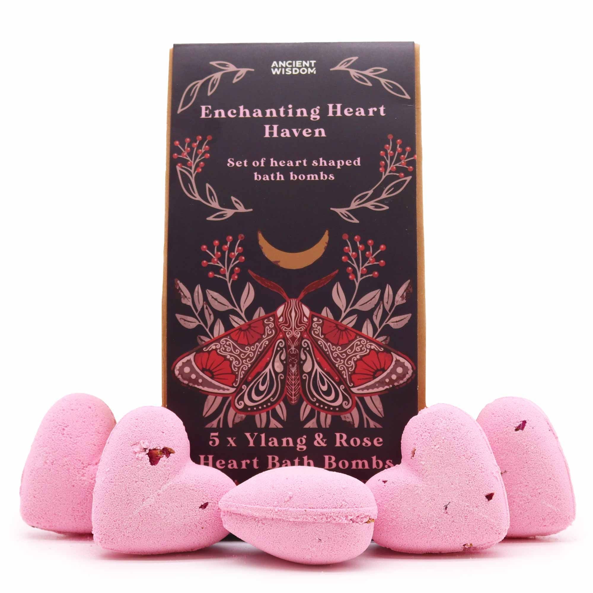 Kit de Bombas de Banho em Coração - Encanto Coração Celeste