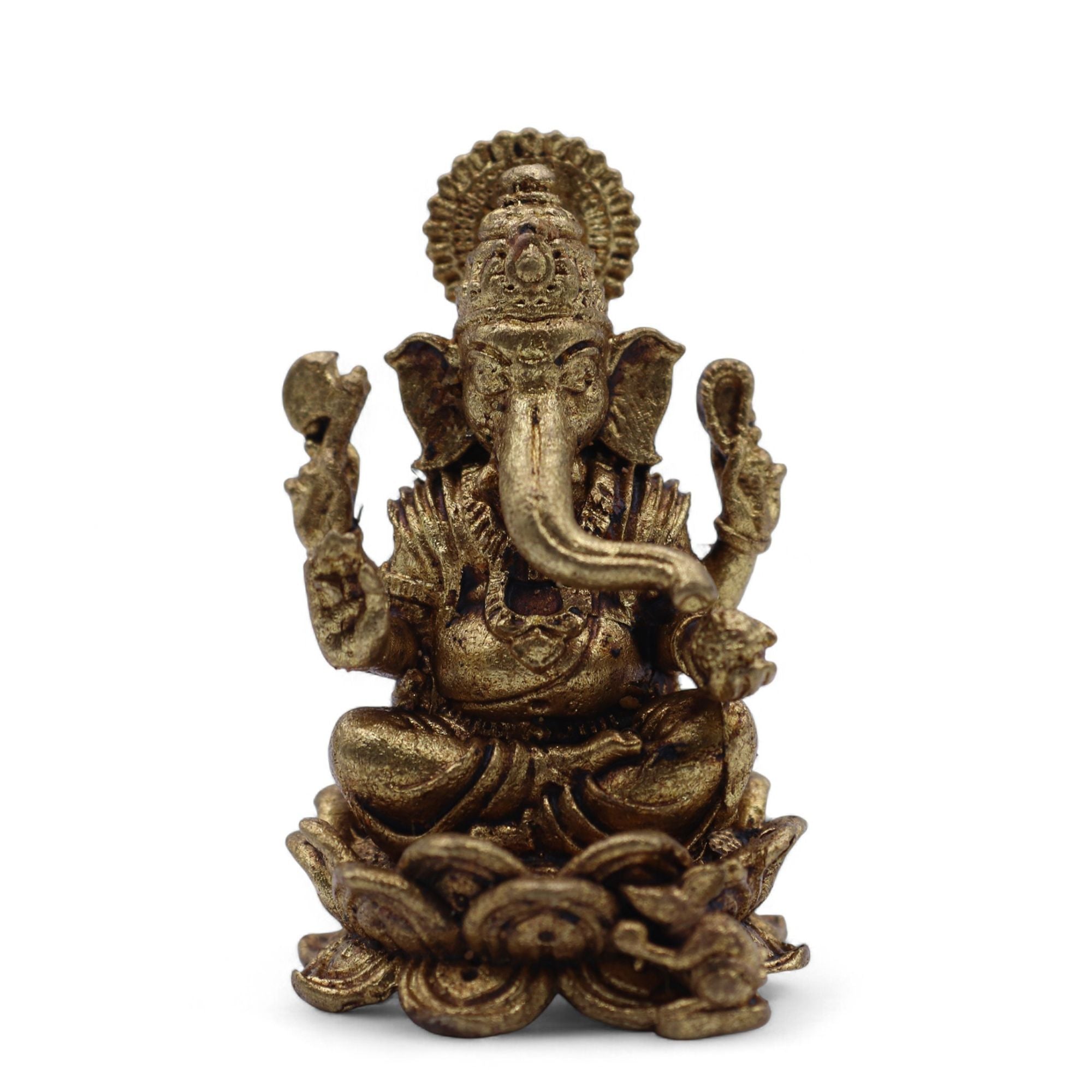 Deuses em Miniatura em Latão – Ganesha (22 g)
