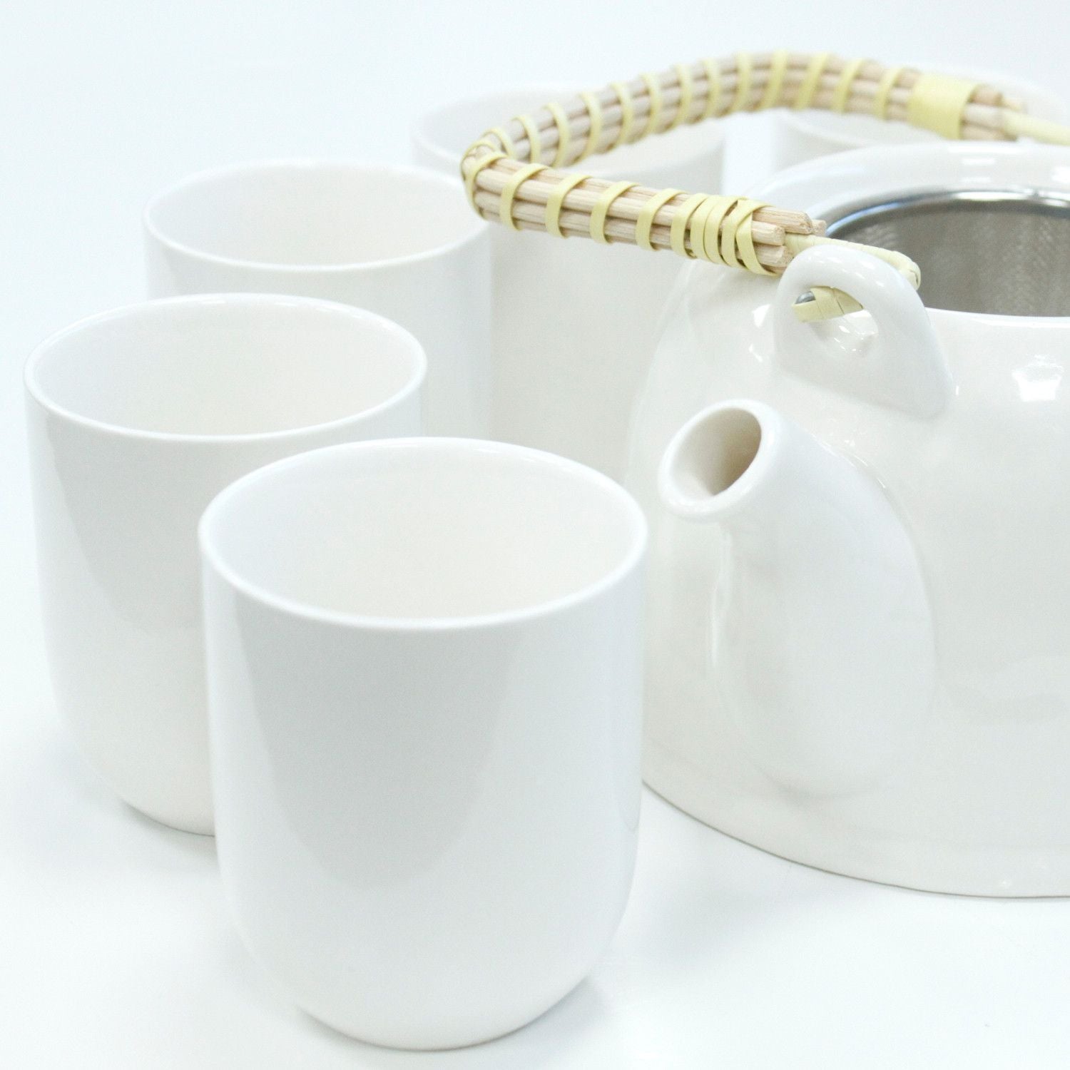 Conjunto de Bule – Branco Clássico
