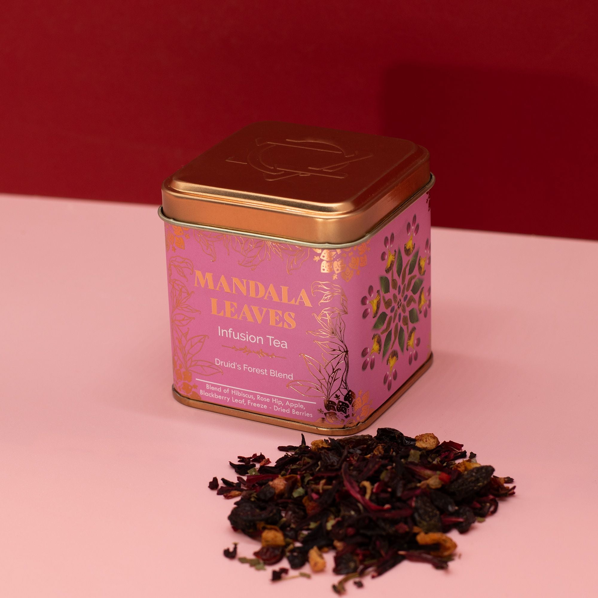 Mistura de Chá Floresta do Druida – Lata 50g