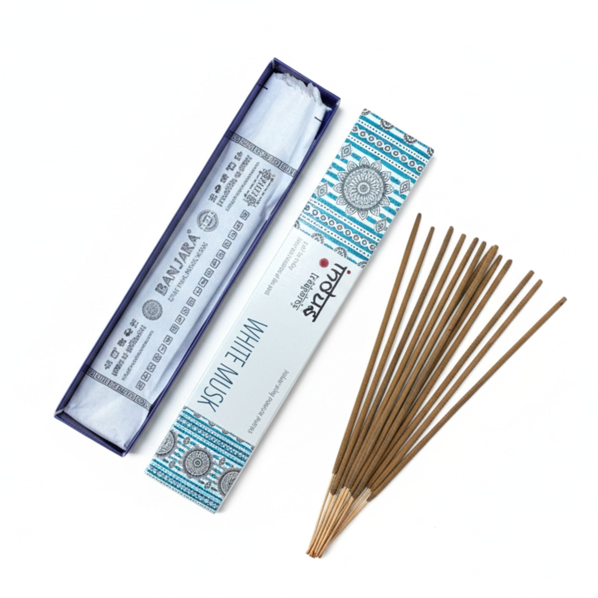 Incenso Indus Treasures Almíscar Branco