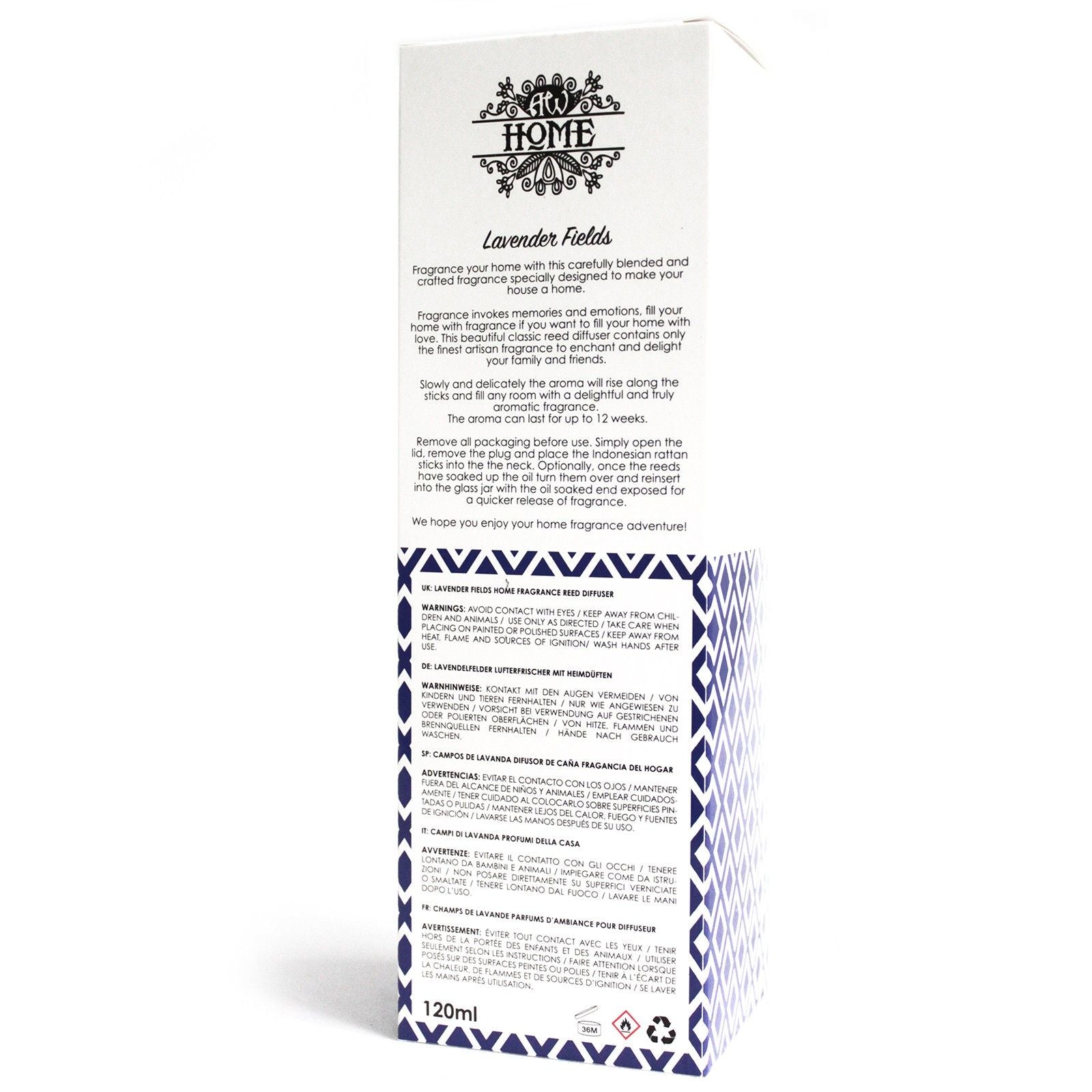 Difusor Aromático 120 ml - Lavanda