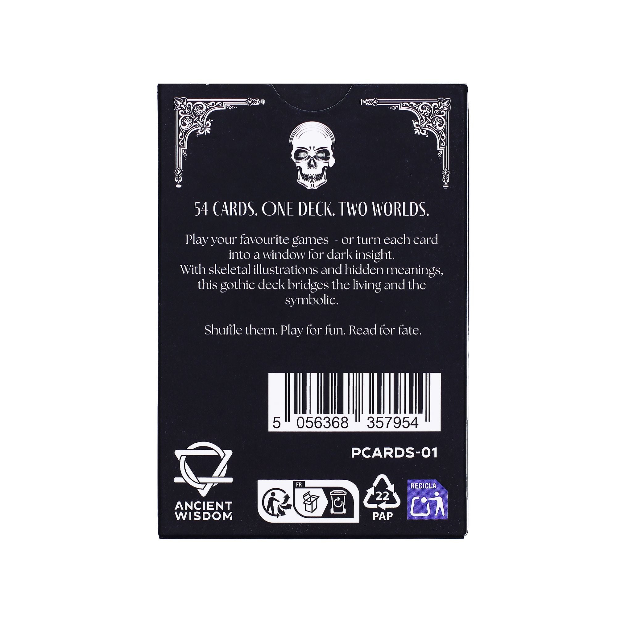 Cartas de Juego y Oráculo Góticas Memento Mori