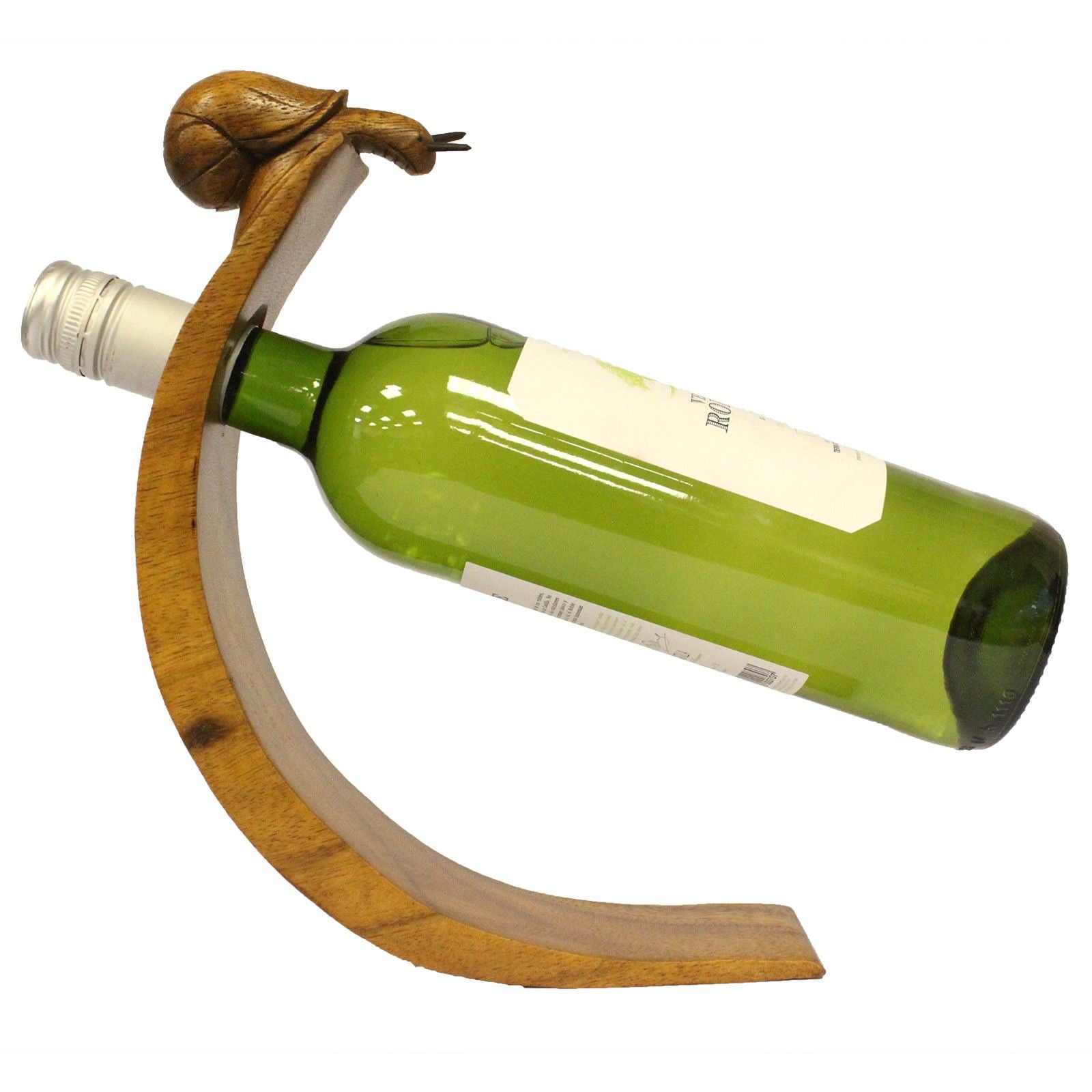 Suporte para Garrafas de Vinho – Caracol