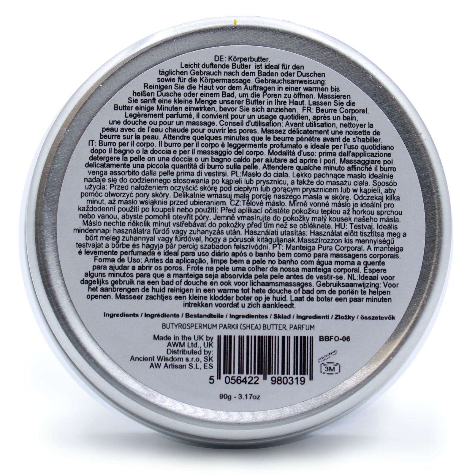 Manteiga Corporal de Karité Perfumada - Marshmallow - 90 g