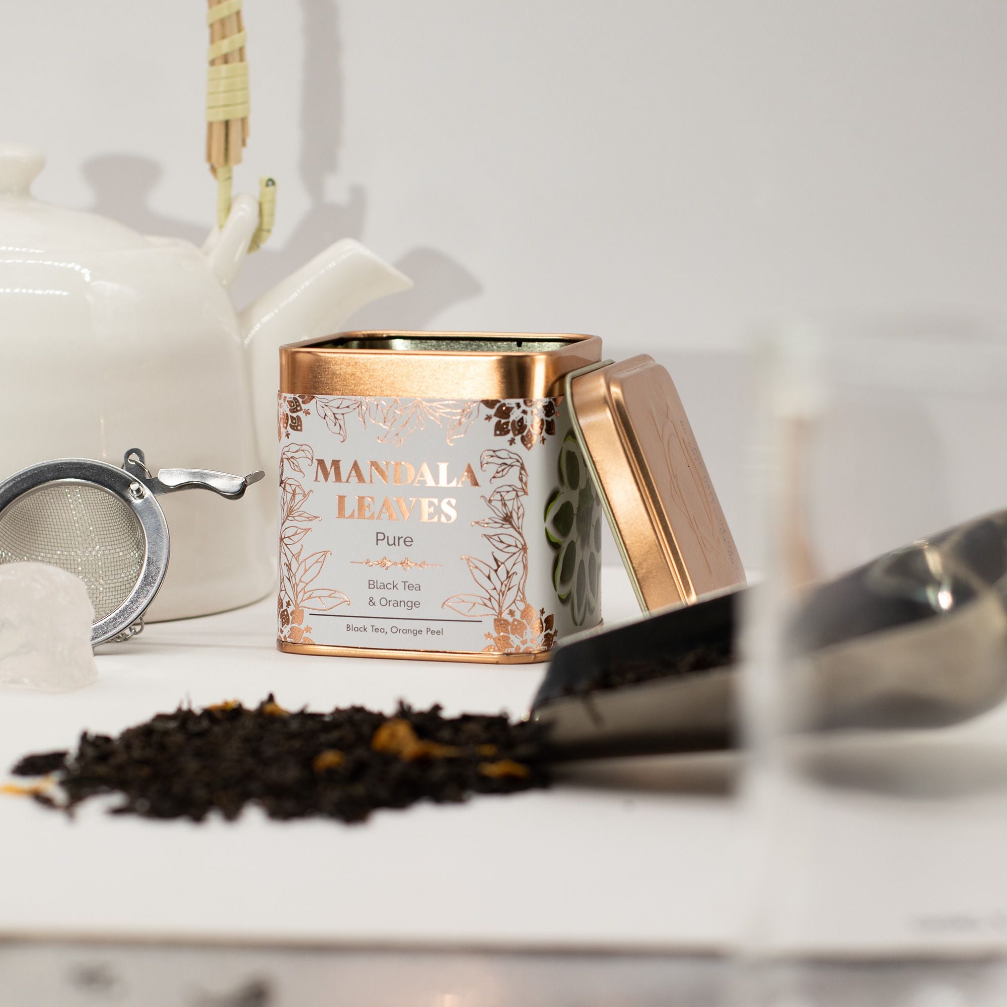 Chá Preto Biológico com Laranja – Lata 50g
