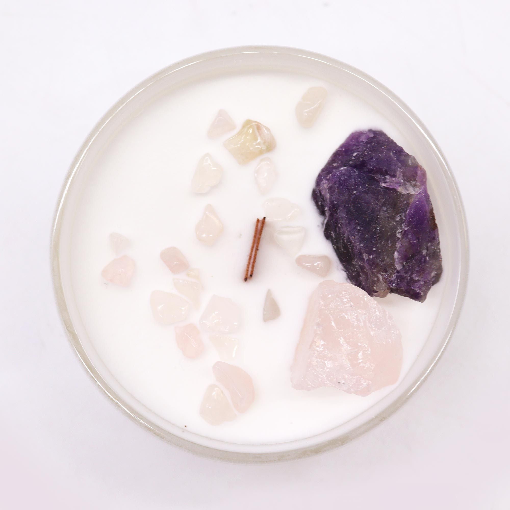 Vela de Cristal Chakra Terceiro Olho