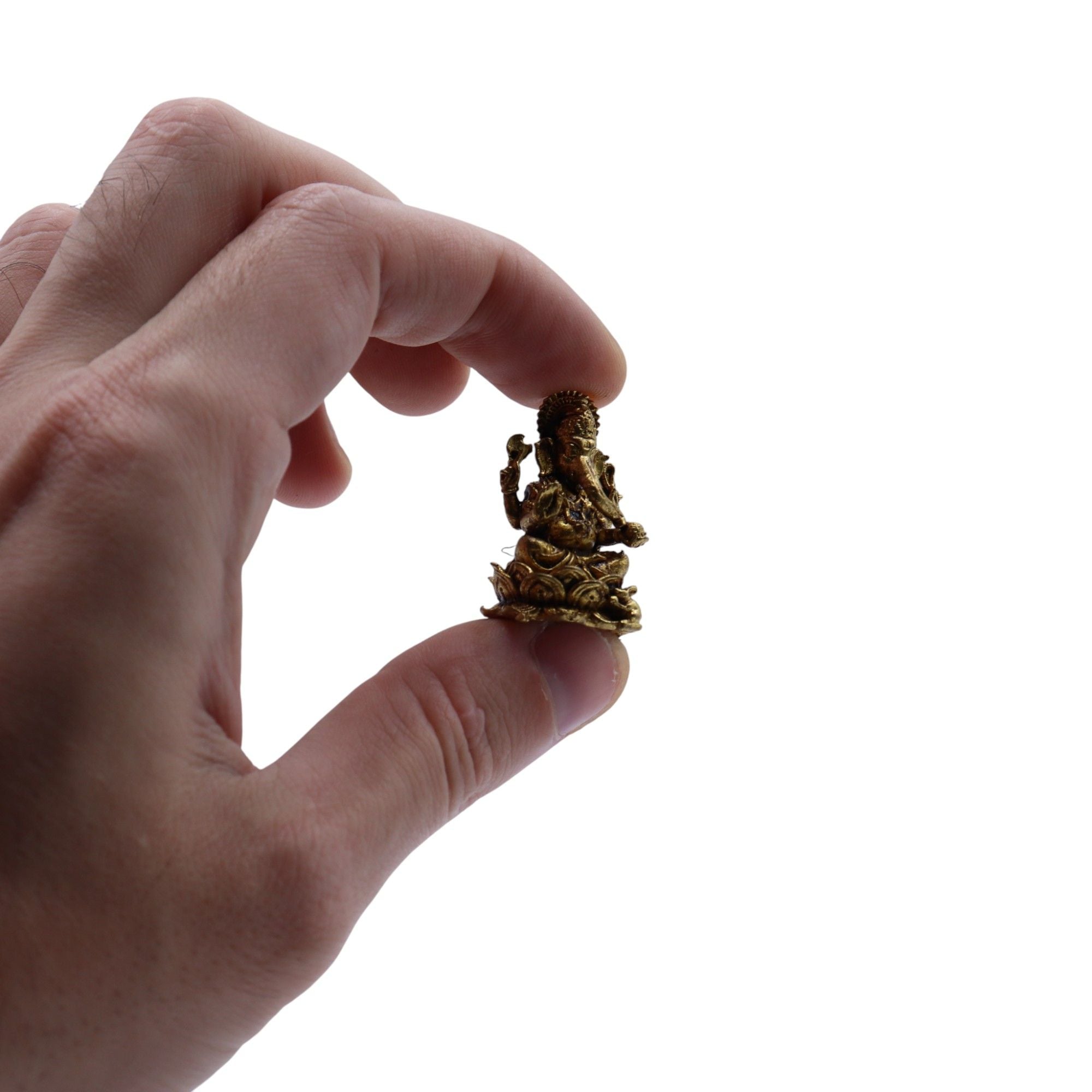 Deuses em Miniatura em Latão – Ganesha (12 g)