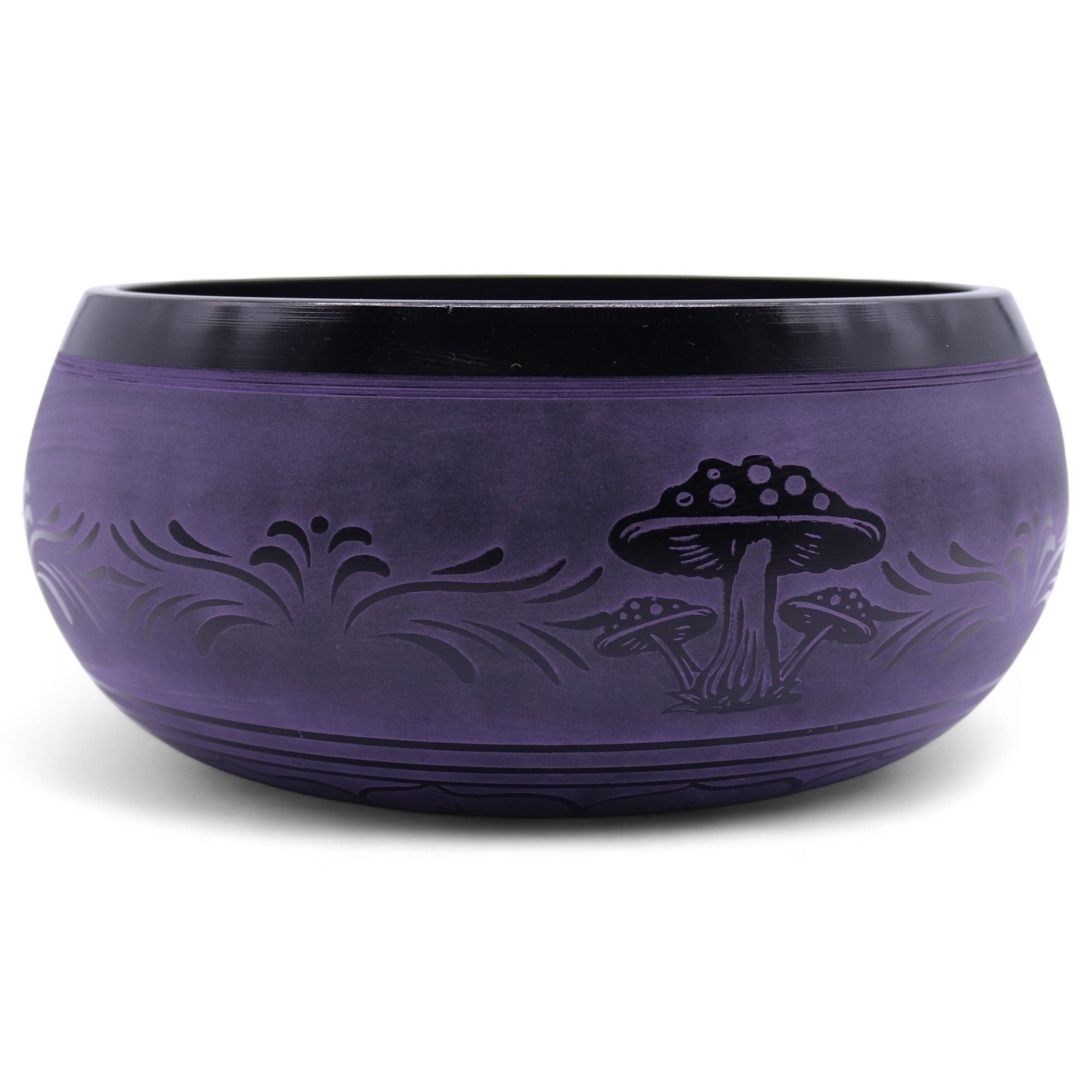 Cuenco Tibetano en Forma de Hongo – Purple Haze