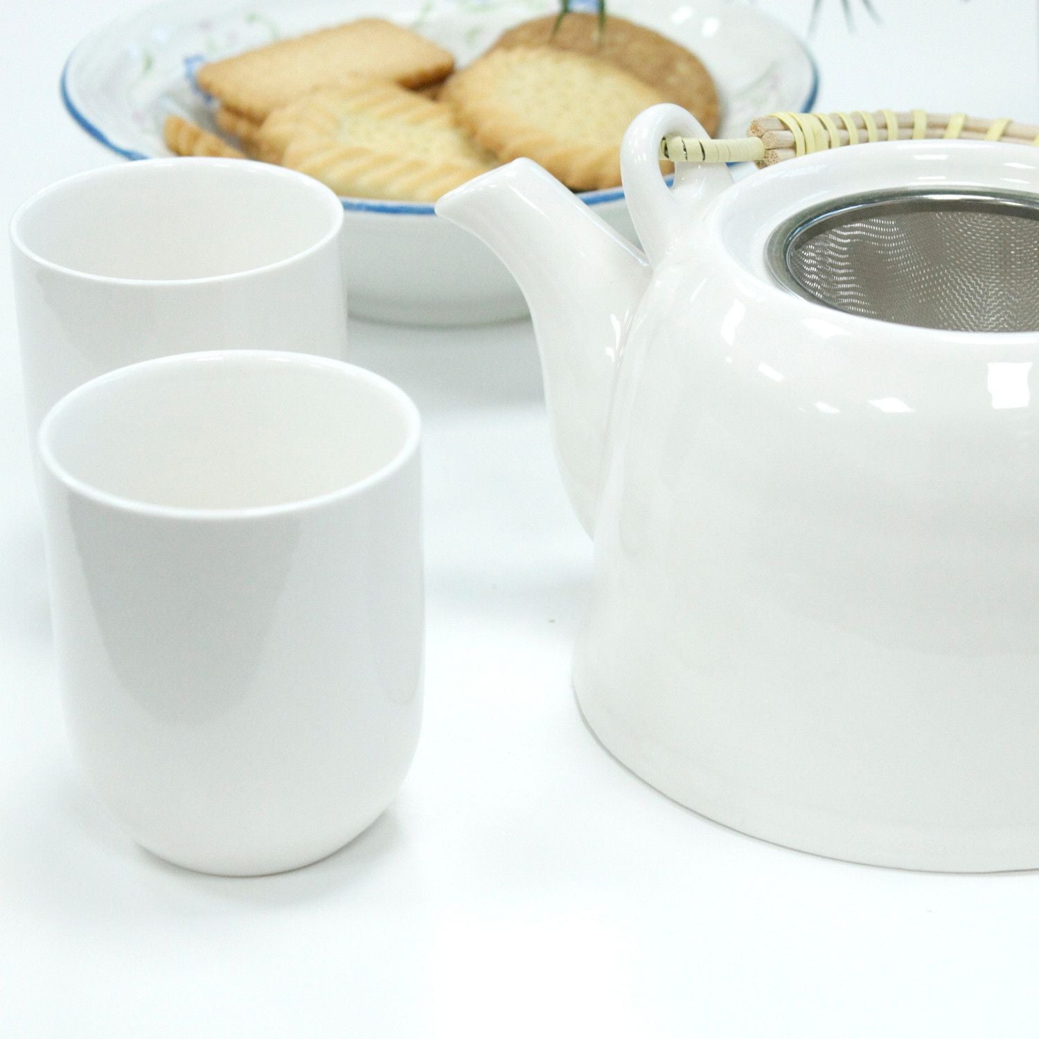 Conjunto de Bule – Branco Clássico