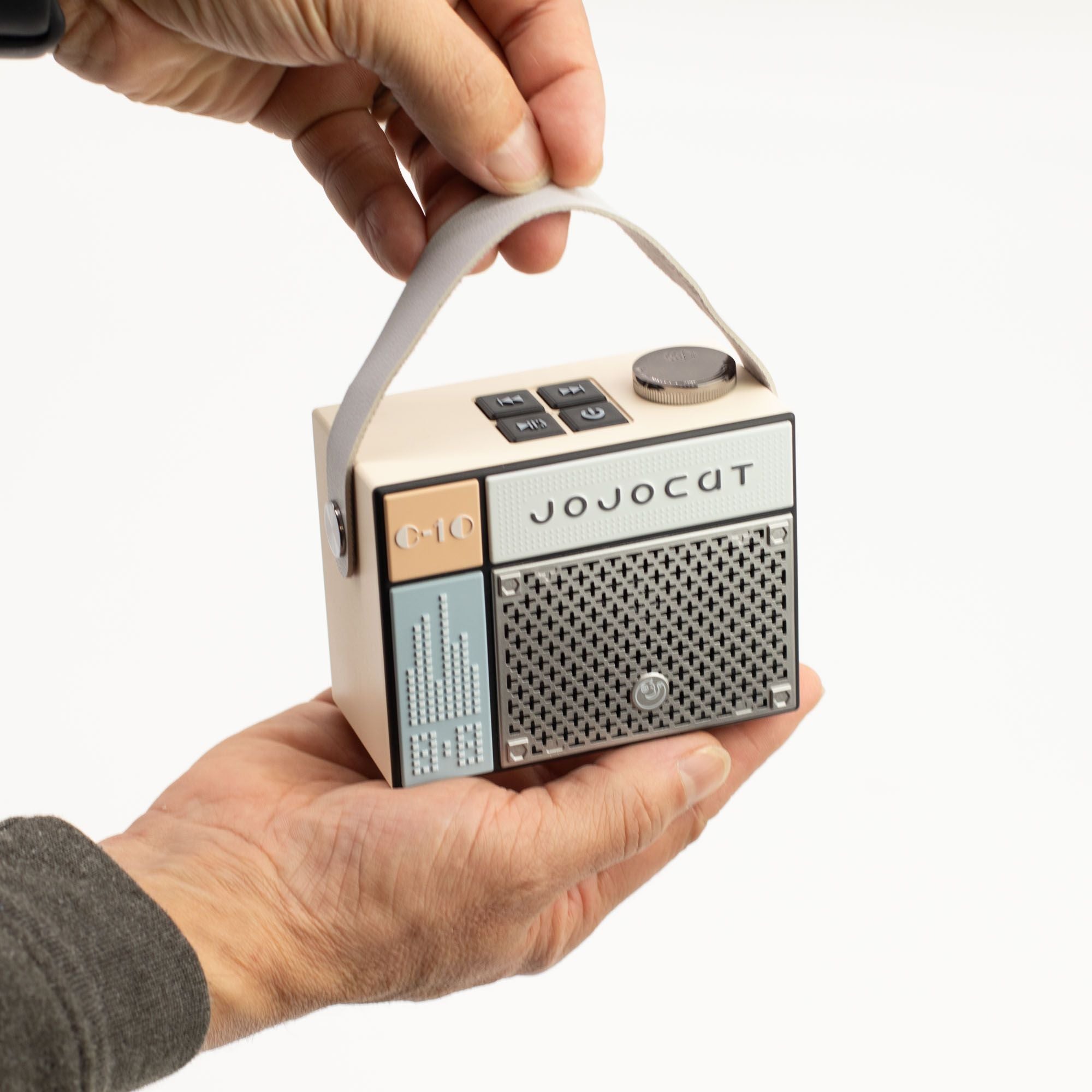 Coluna de Som Retro com Rádio Jojocut C10