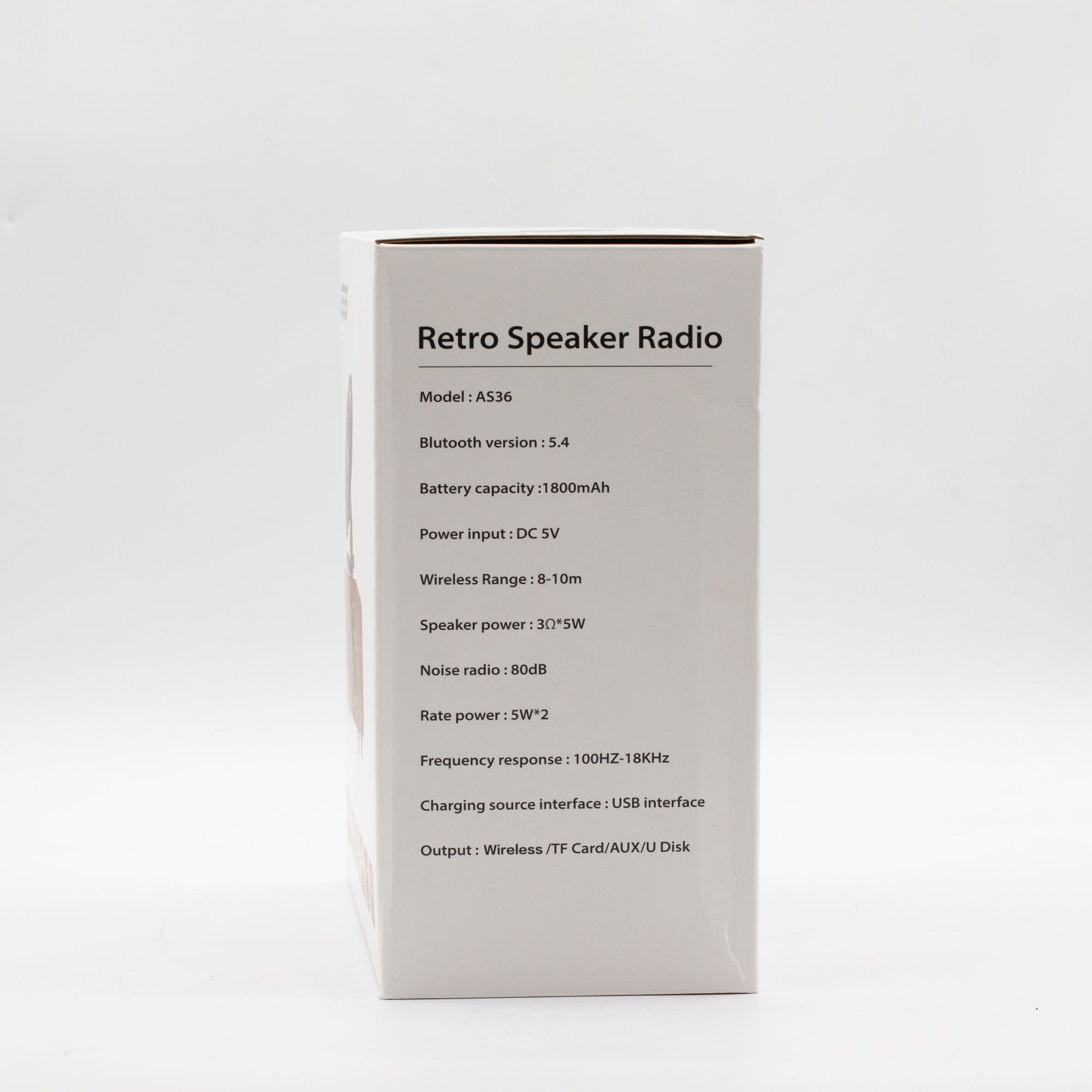 Coluna de Som Retro Gramofone Duplo Mini Bluetooth