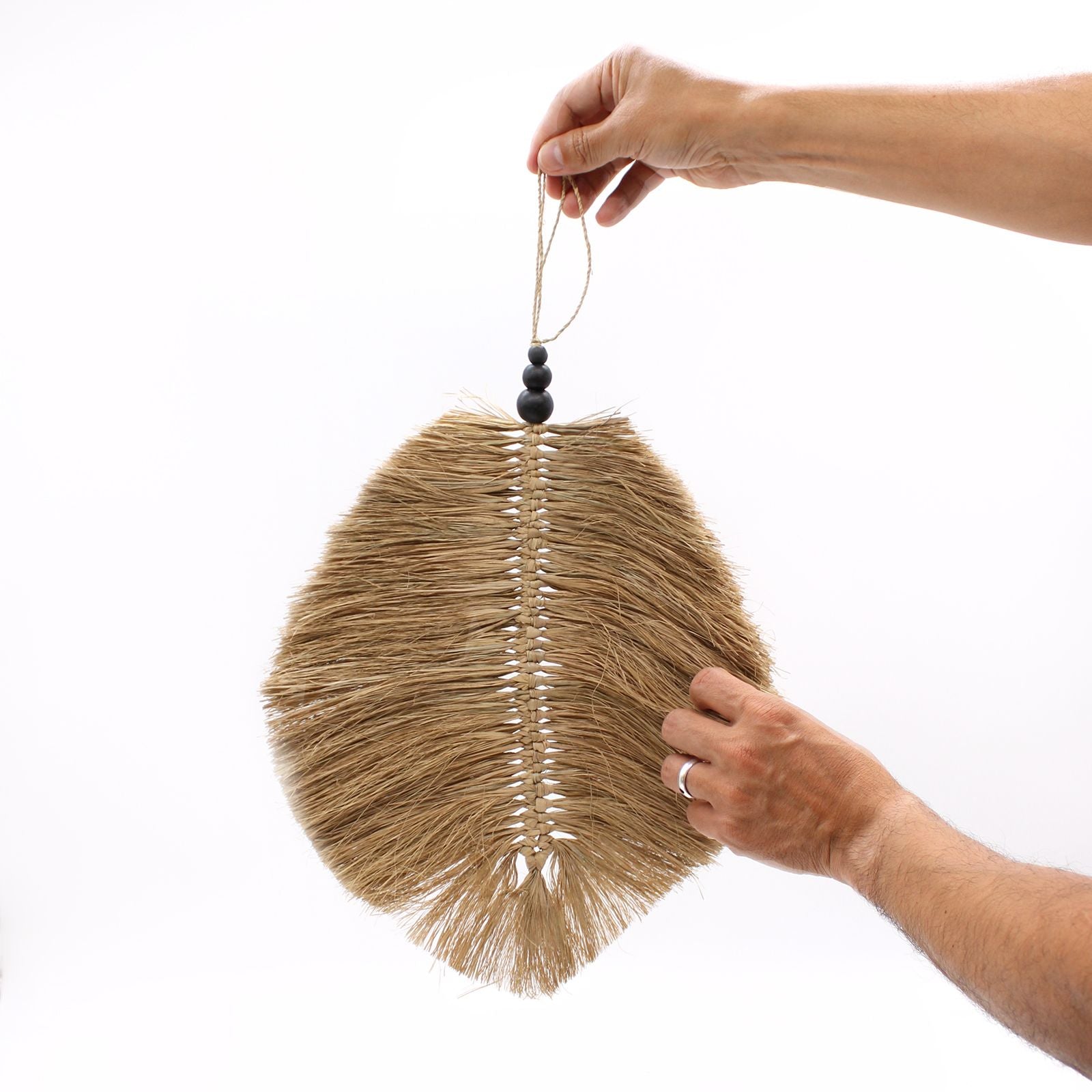Colgante Hoja Raffia