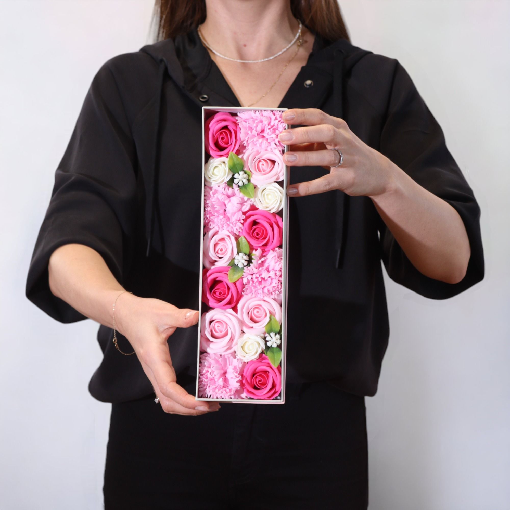 Caixa Longa - Bênçãos de Bebé - Rosa